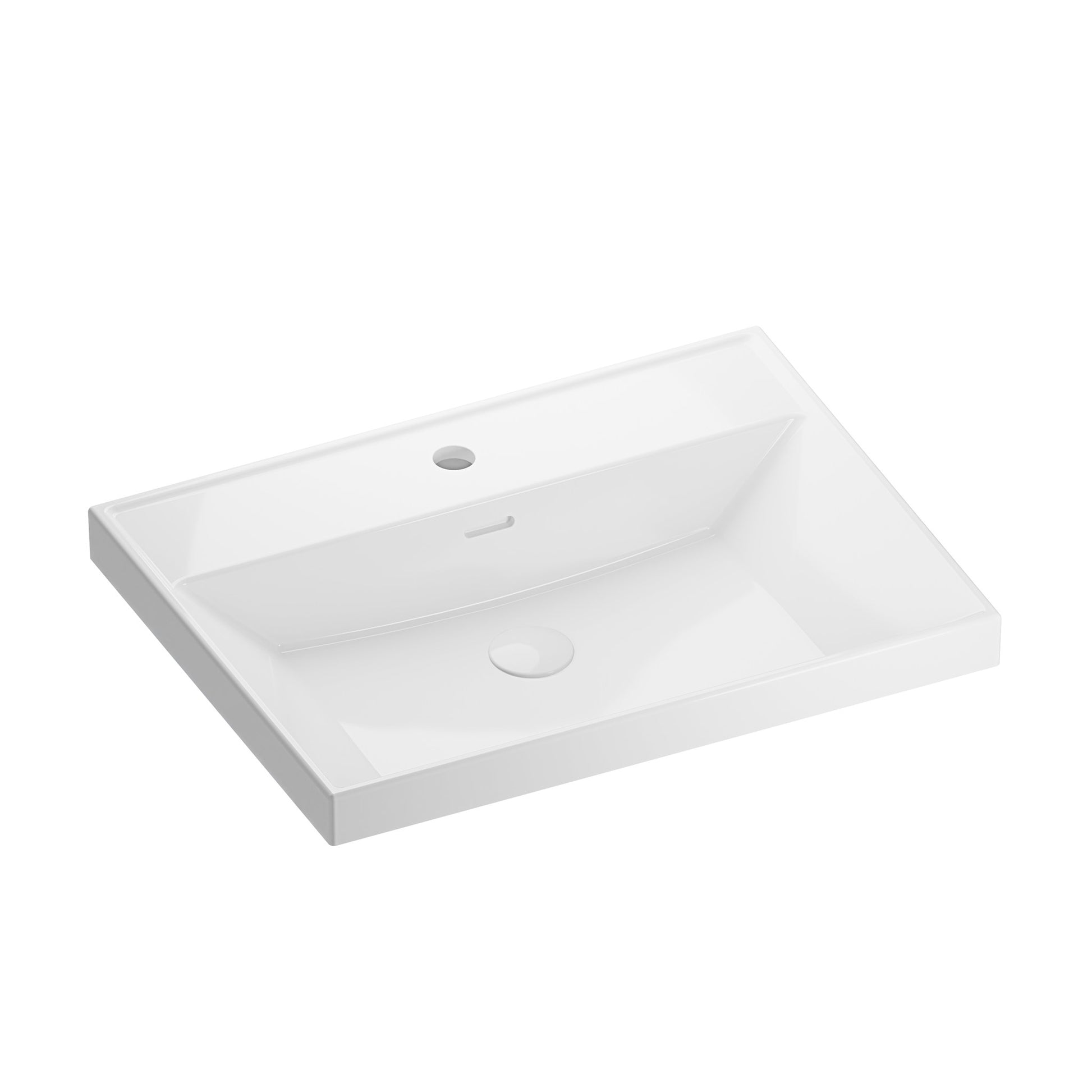 UMYWALKA WPUSZCZANA STUDY SQUARE WHITE OD MOBI