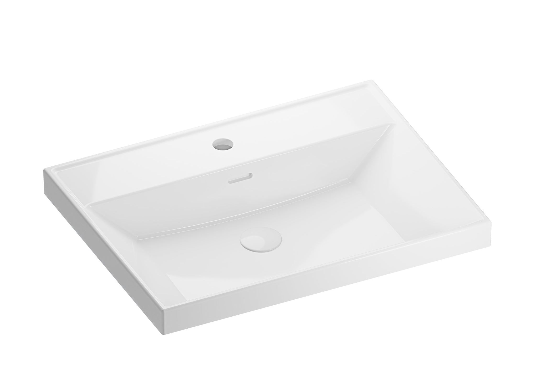 UMYWALKA WPUSZCZANA STUDY SQUARE WHITE OD MOBI