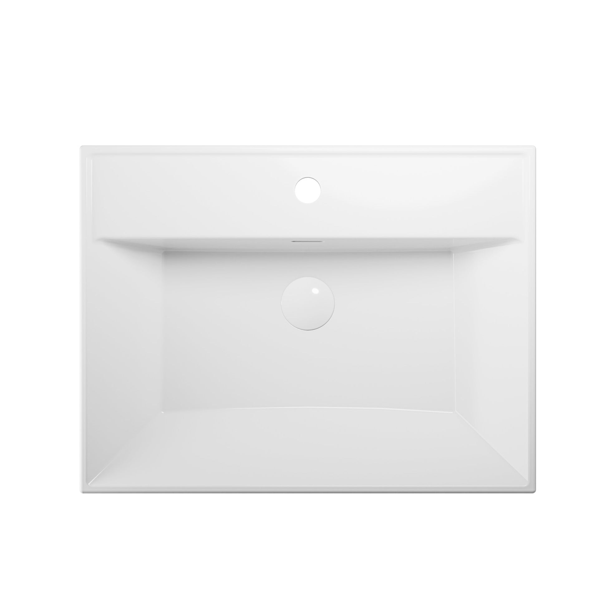 UMYWALKA WPUSZCZANA STUDY SQUARE WHITE OD MOBI