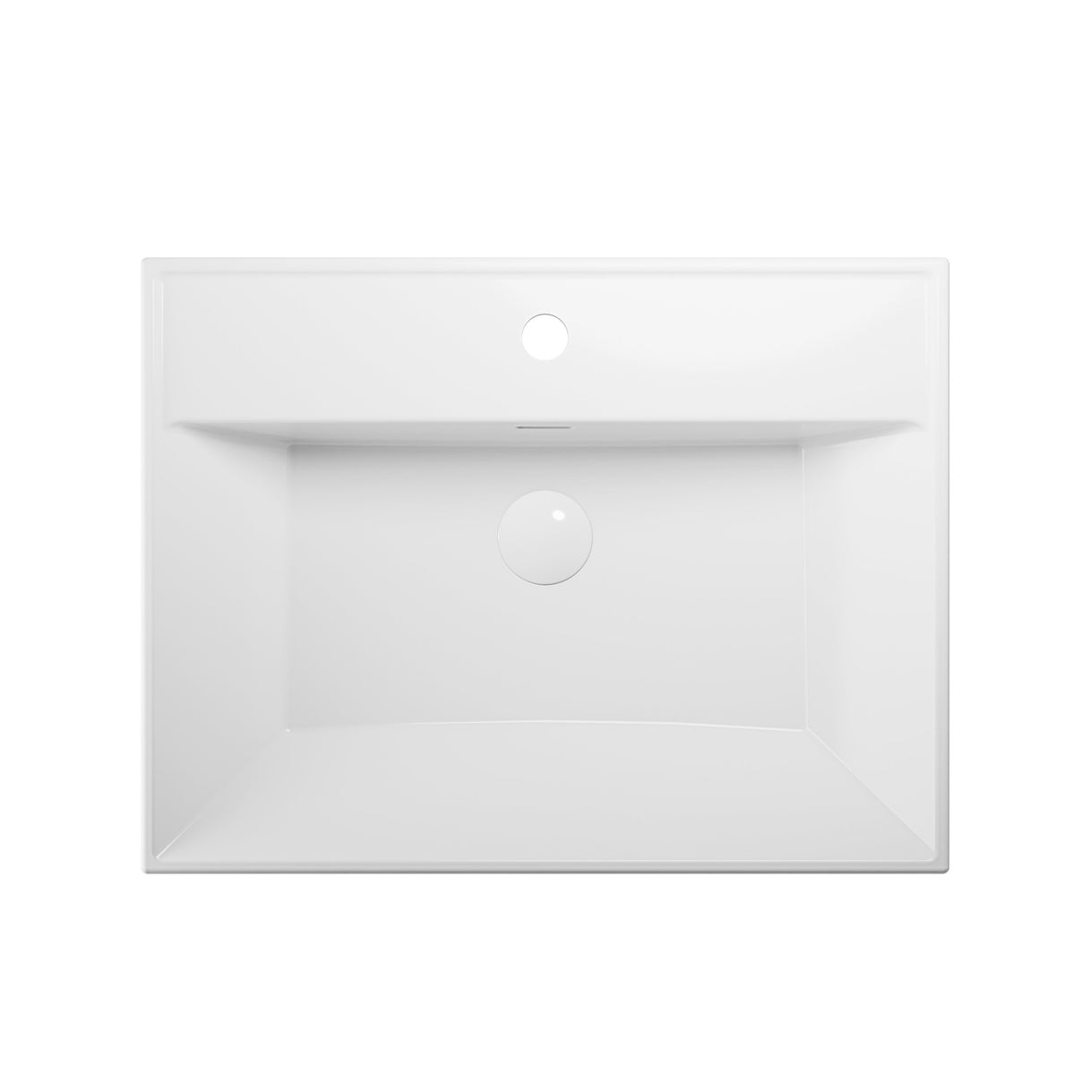 UMYWALKA WPUSZCZANA STUDY SQUARE WHITE OD MOBI