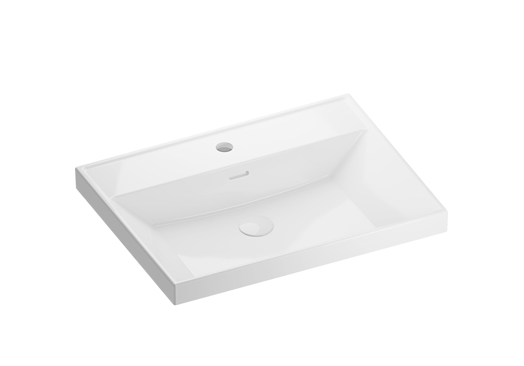 UMYWALKA WPUSZCZANA STUDY SQUARE WHITE OD MOBI MCU038