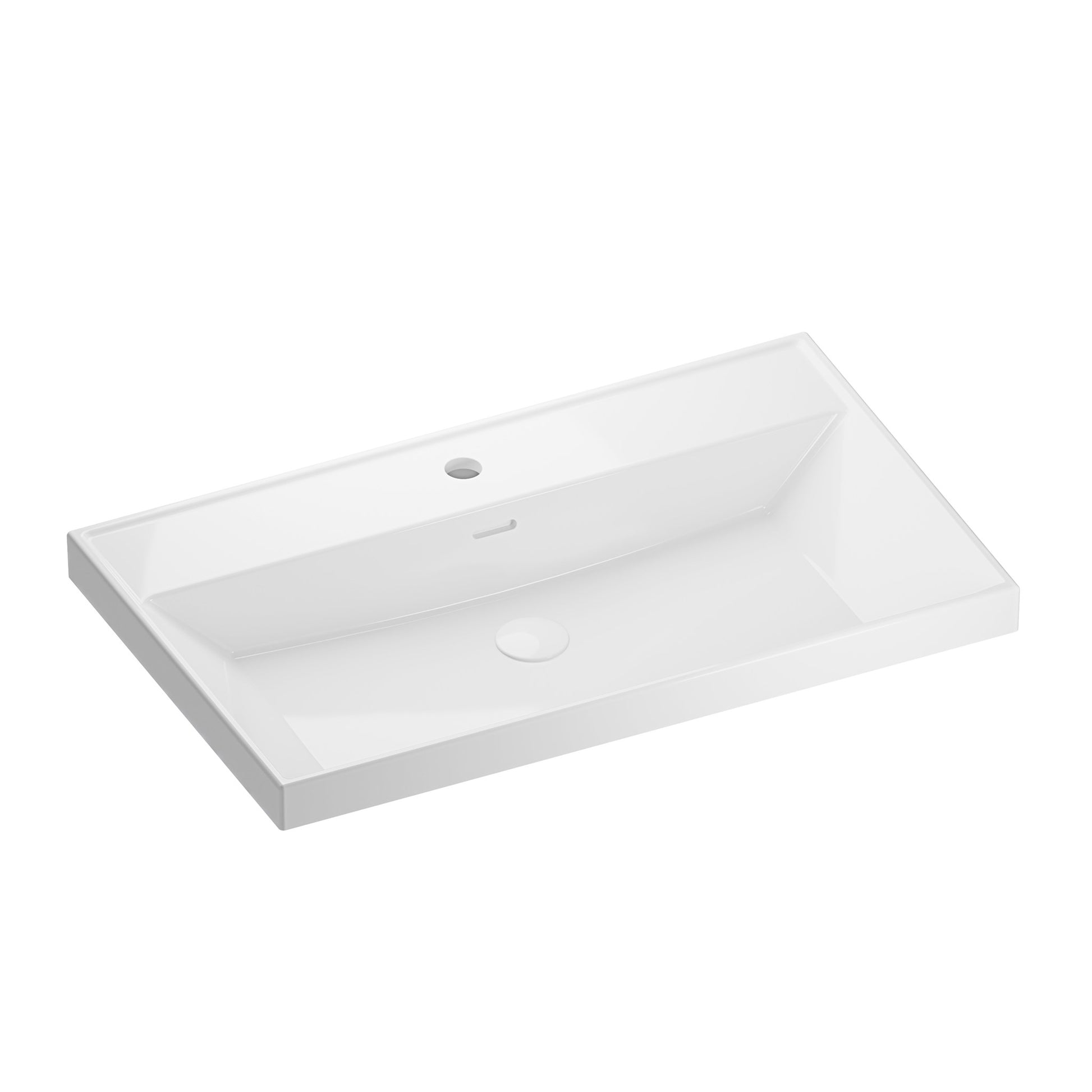 UMYWALKA WPUSZCZANA STUDY SQUARE WHITE OD MOBI