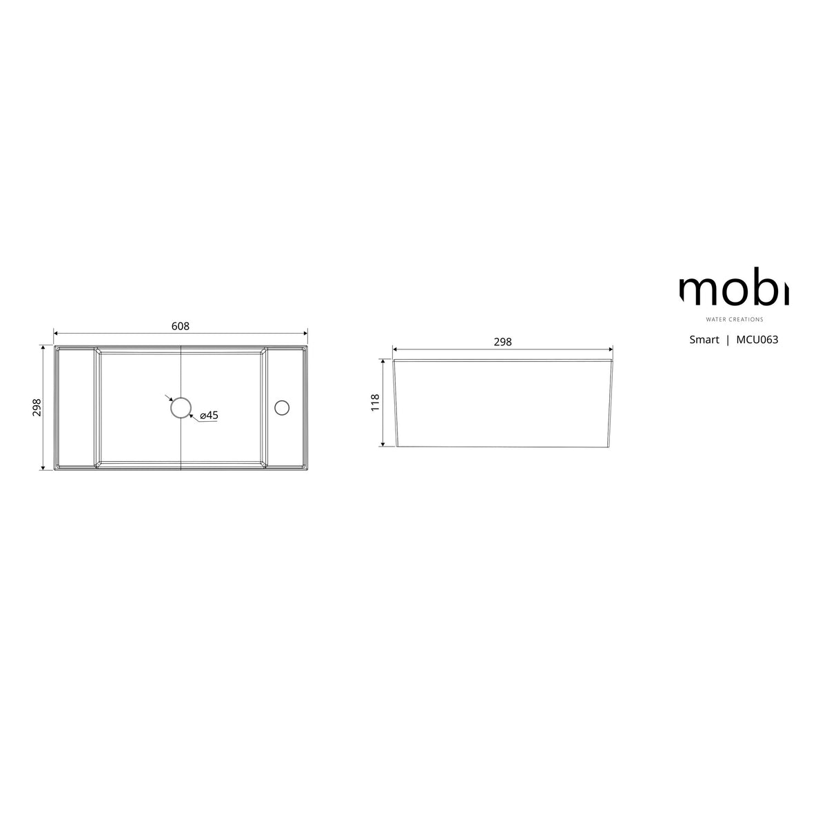 UMYWALKA NABLATOWA SMART WHITE OD MOBI MCU063