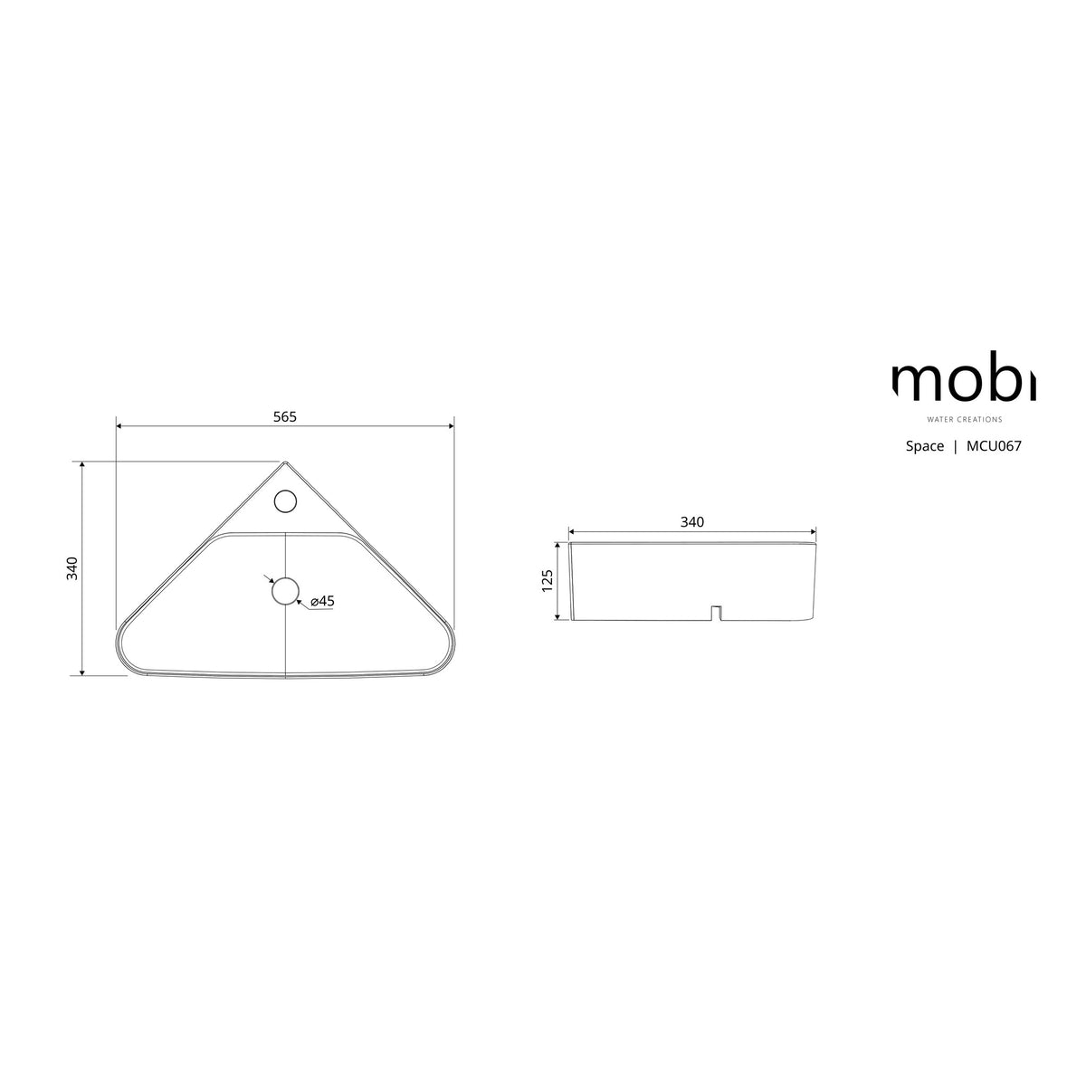 UMYWALKA NABLATOWA SPACE WHITE OD MOBI MCU067