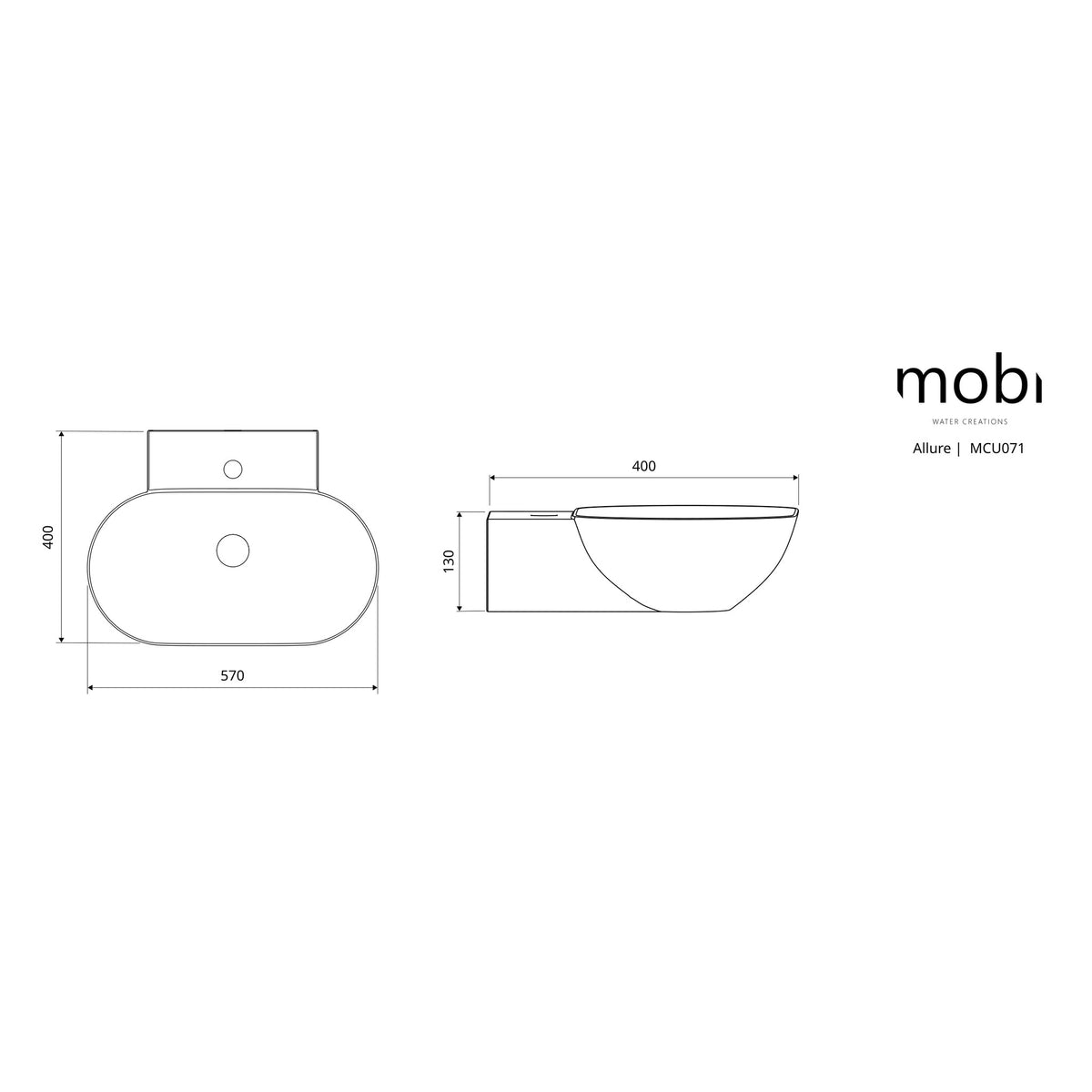 UMYWALKA NABLATOWA ALLURE WHITE OD MOBI MCU071
