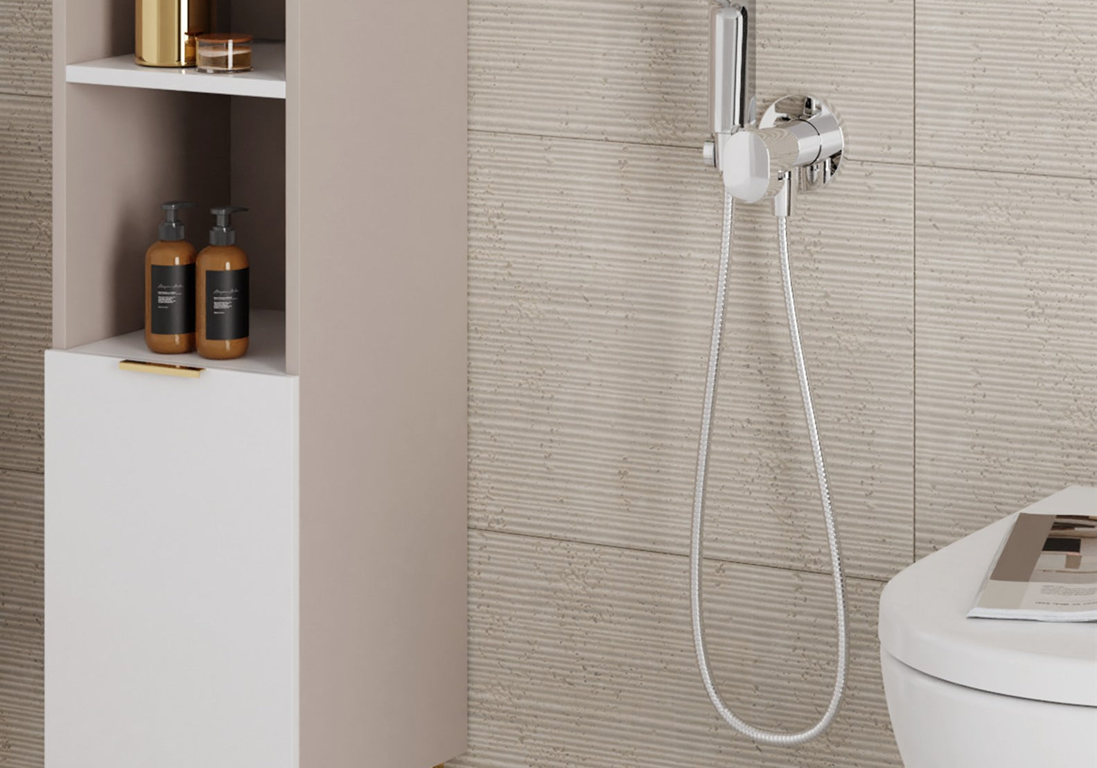 BATERIA BIDETOWA PODTYNKOWA HANSGROHE OTHERS CZARNY OD HANSGROHE 29230670