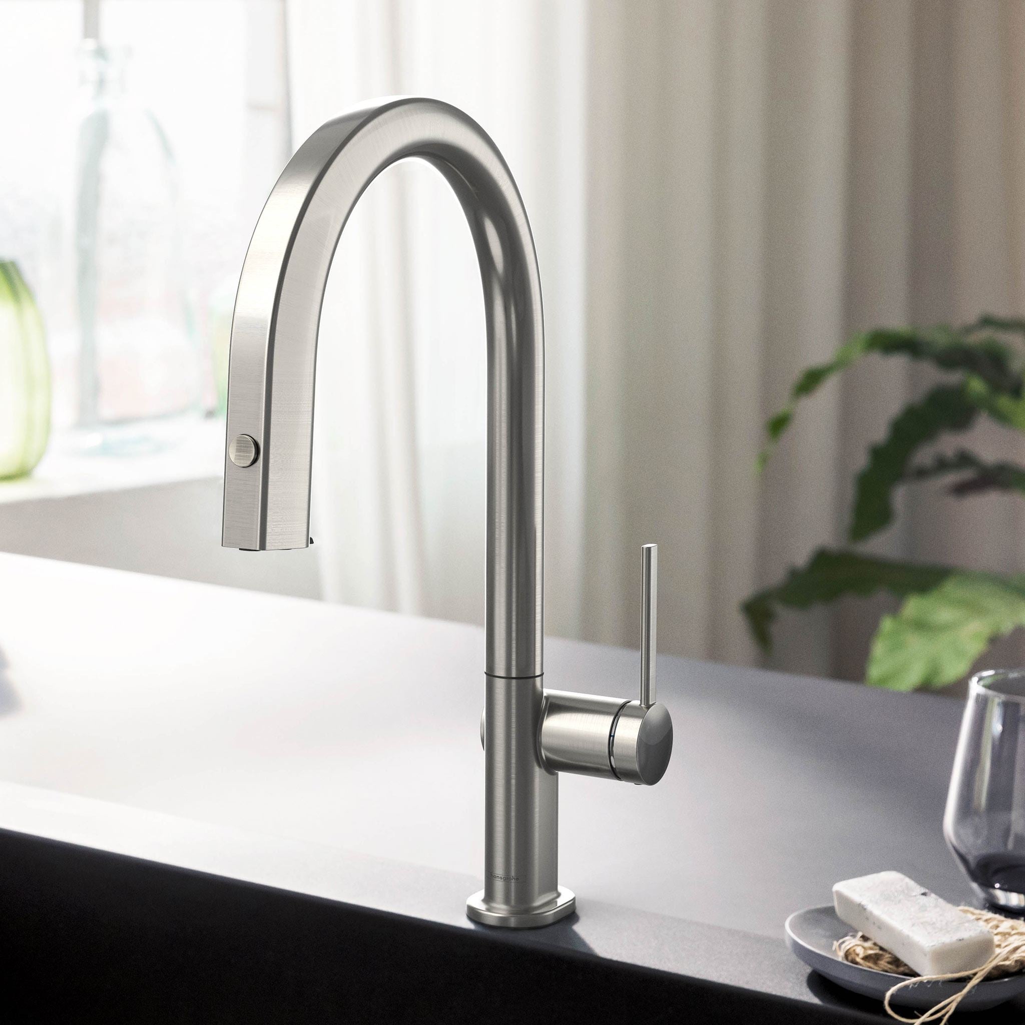 BATERIA KUCHENNA NATYNKOWA AQITTURA M91 SZARY OD HANSGROHE 76800800