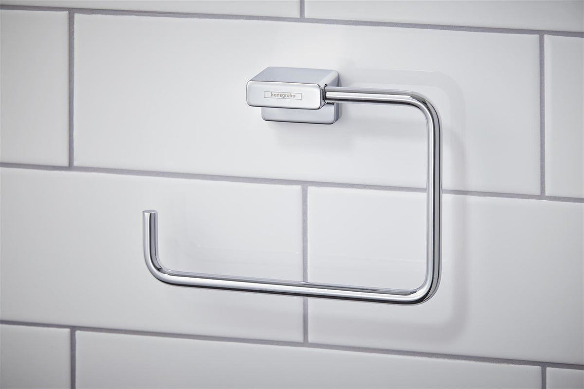 UCHWYT NA PAPIER  ADDSTORIS Q SREBRNY OD HANSGROHE 41754000