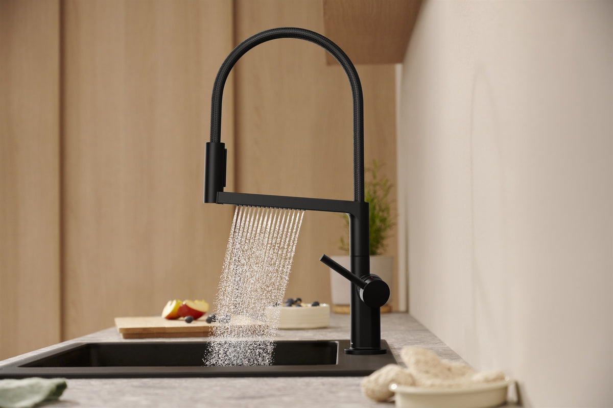 BATERIA KUCHENNA  TALIS SELECT M54 POWDERSPRAY CZARNY OD HANSGROHE 72861670