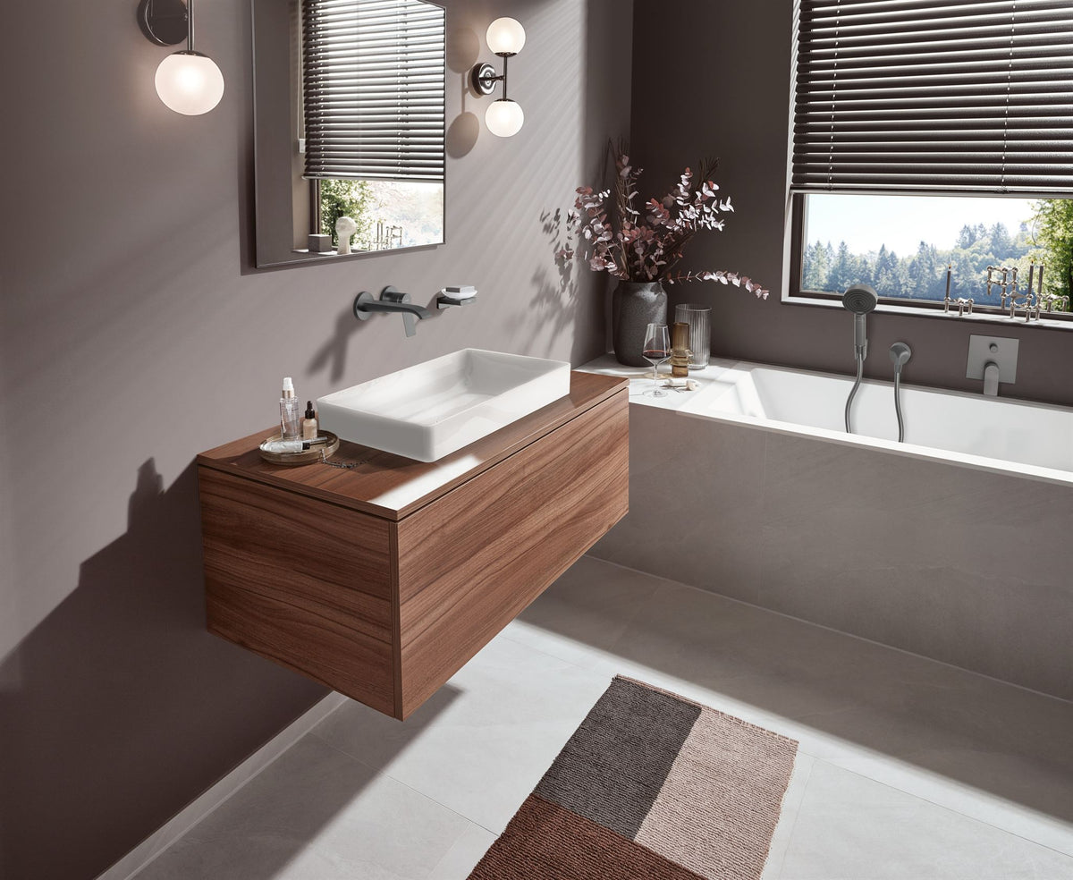 BATERIA WANNOWA  VIVENIS CZARNY OD HANSGROHE 75415340