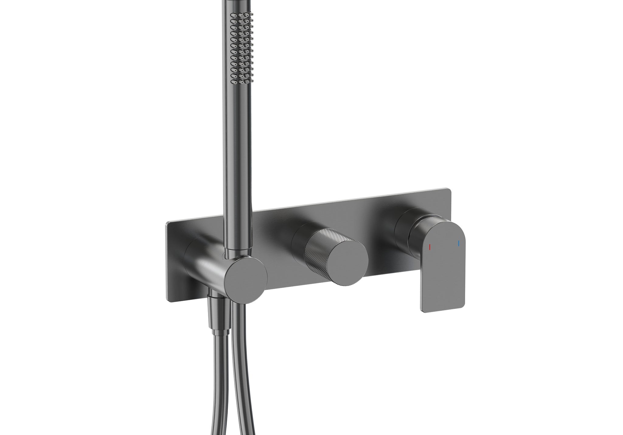 BATERIA ZESTAW PODTYNKOWY HORIZON GUNMETAL BRUSHED OD MOBI HO5260GMB