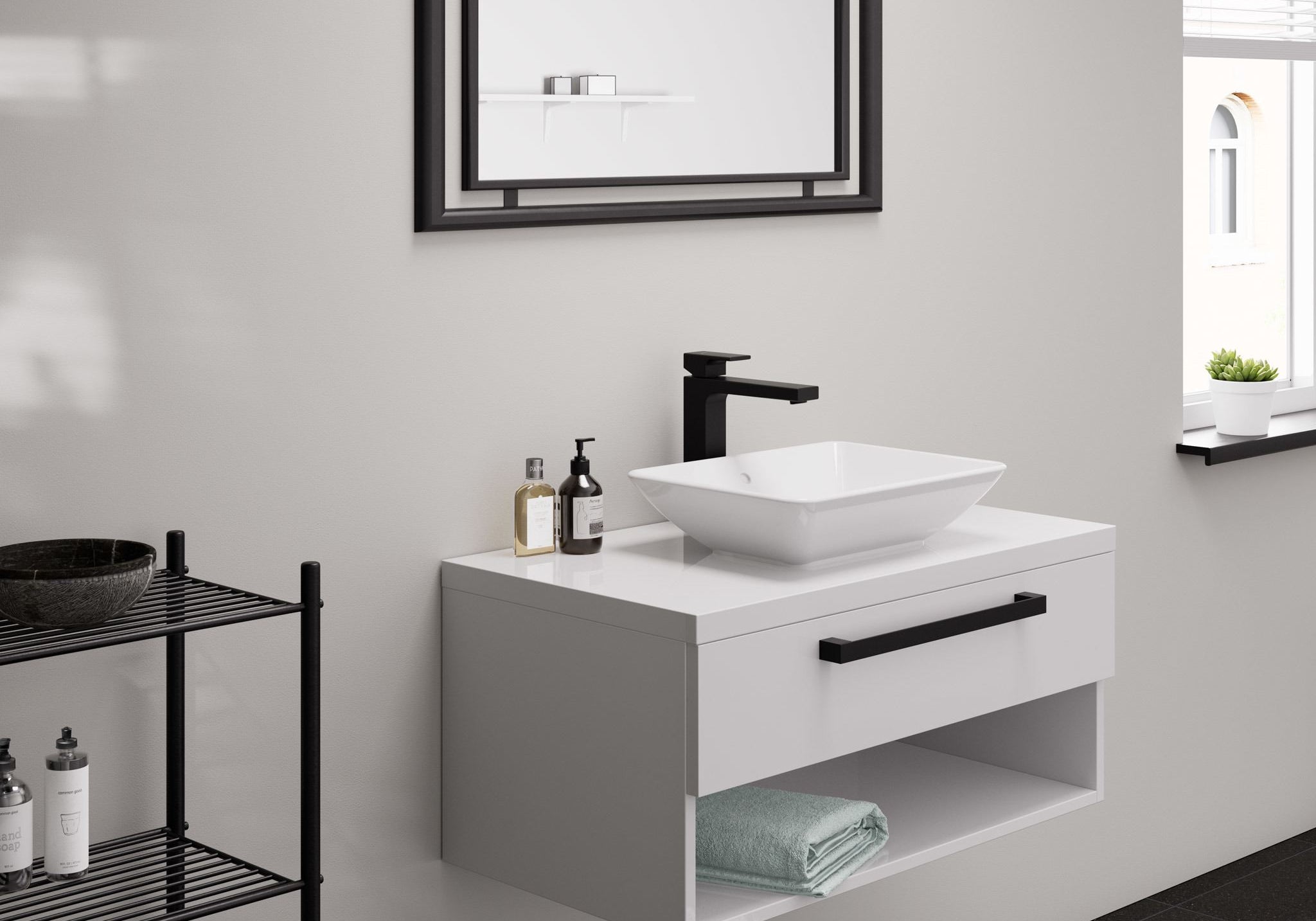 BATERIA UMYWALKOWA NISKA VERNIS SHAPE OD HANSGROHE 71591670