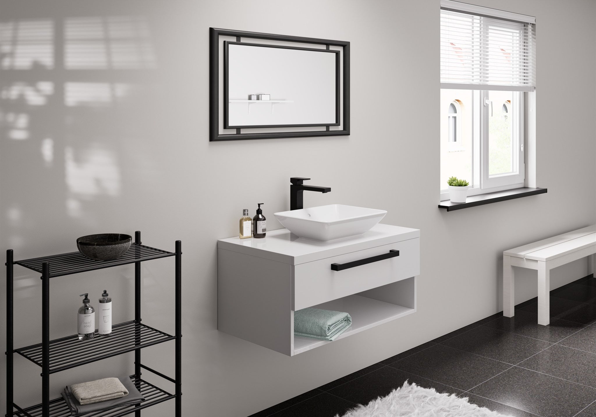 BATERIA UMYWALKOWA NISKA VERNIS SHAPE OD HANSGROHE 71591670