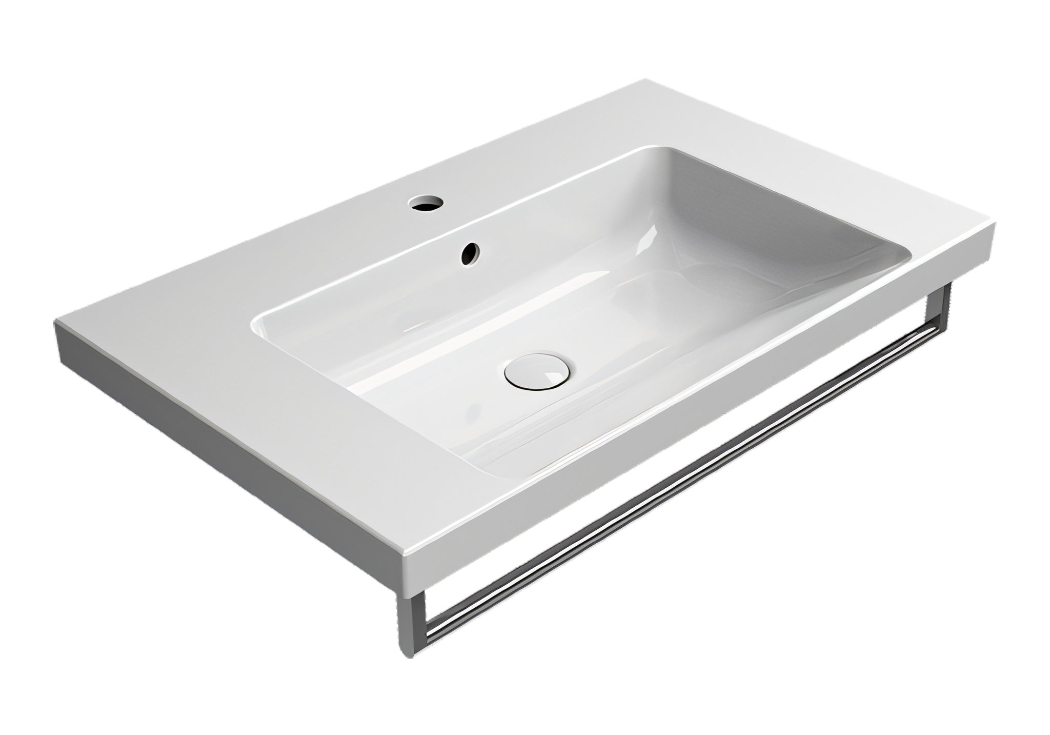 UMYWALKA PODWIESZANA/WPUSZCZANA NORM WHITE GLOSSY OD GSI 8634111