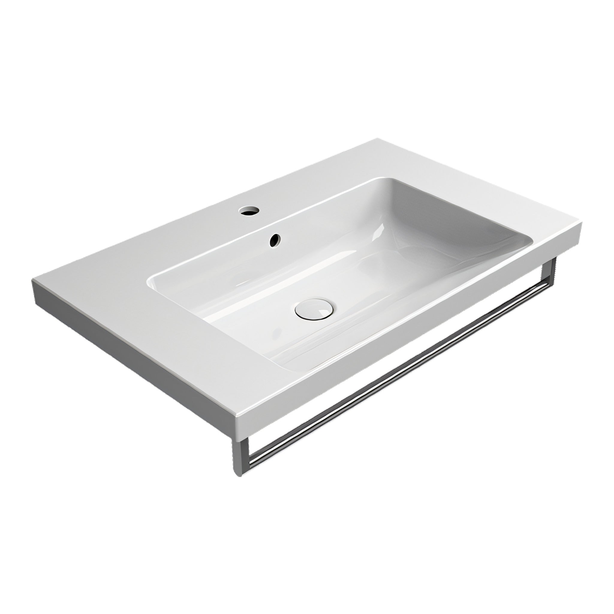 UMYWALKA PODWIESZANA/WPUSZCZANA NORM WHITE GLOSSY OD GSI 8634111