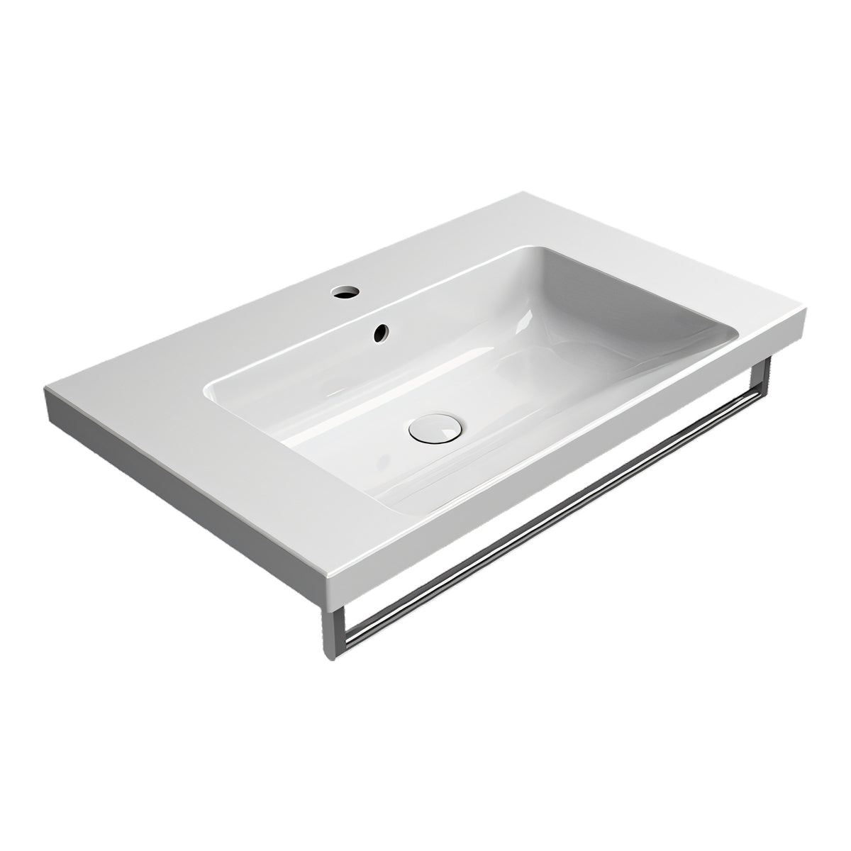 UMYWALKA PODWIESZANA/WPUSZCZANA NORM WHITE GLOSSY OD GSI 8634111