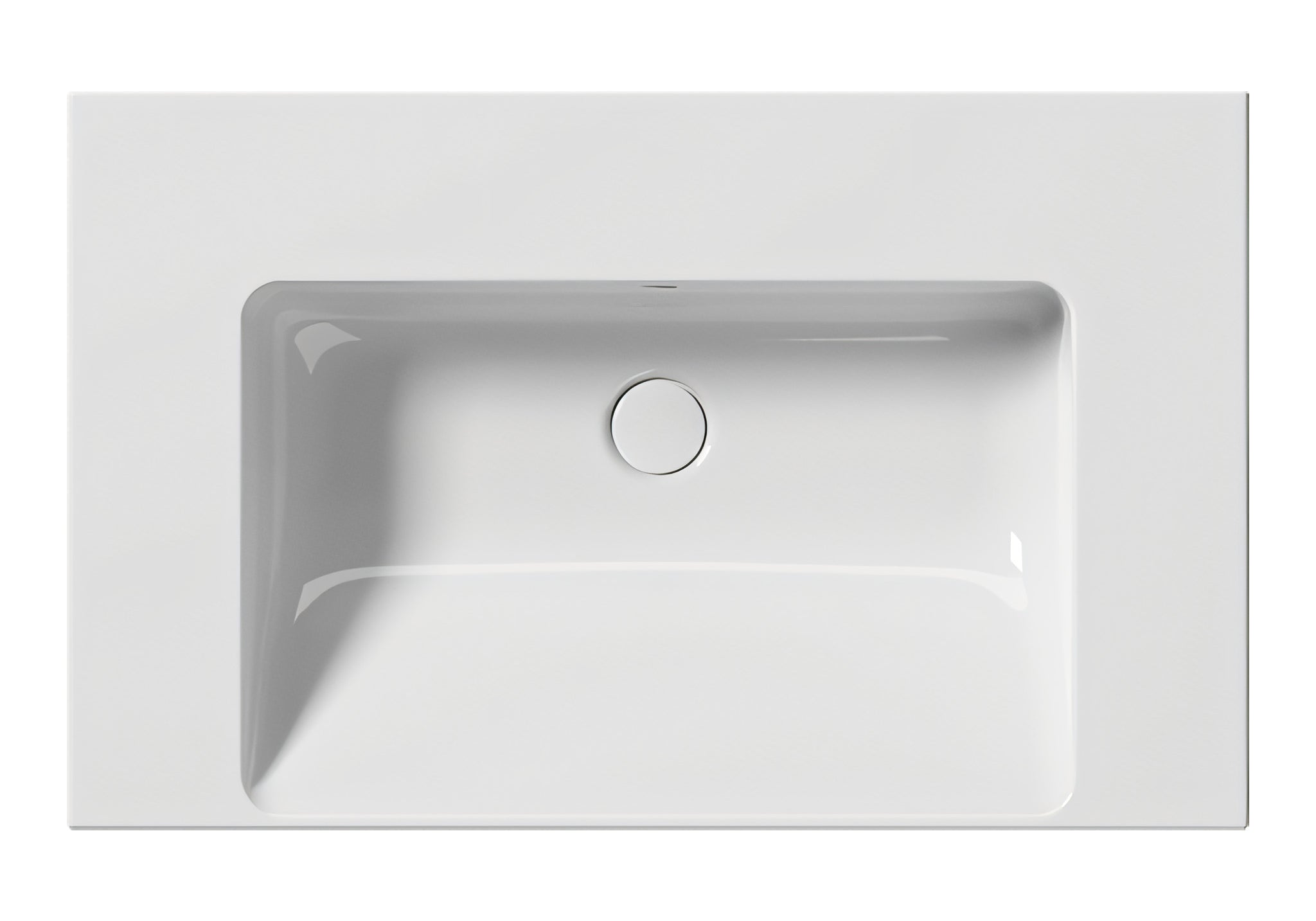 UMYWALKA PODWIESZANA/WPUSZCZANA NORM WHITE GLOSSY OD GSI 8634111
