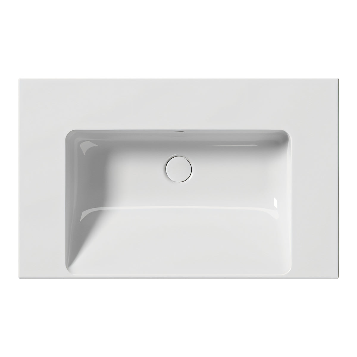 UMYWALKA PODWIESZANA/WPUSZCZANA NORM WHITE GLOSSY OD GSI 8634111