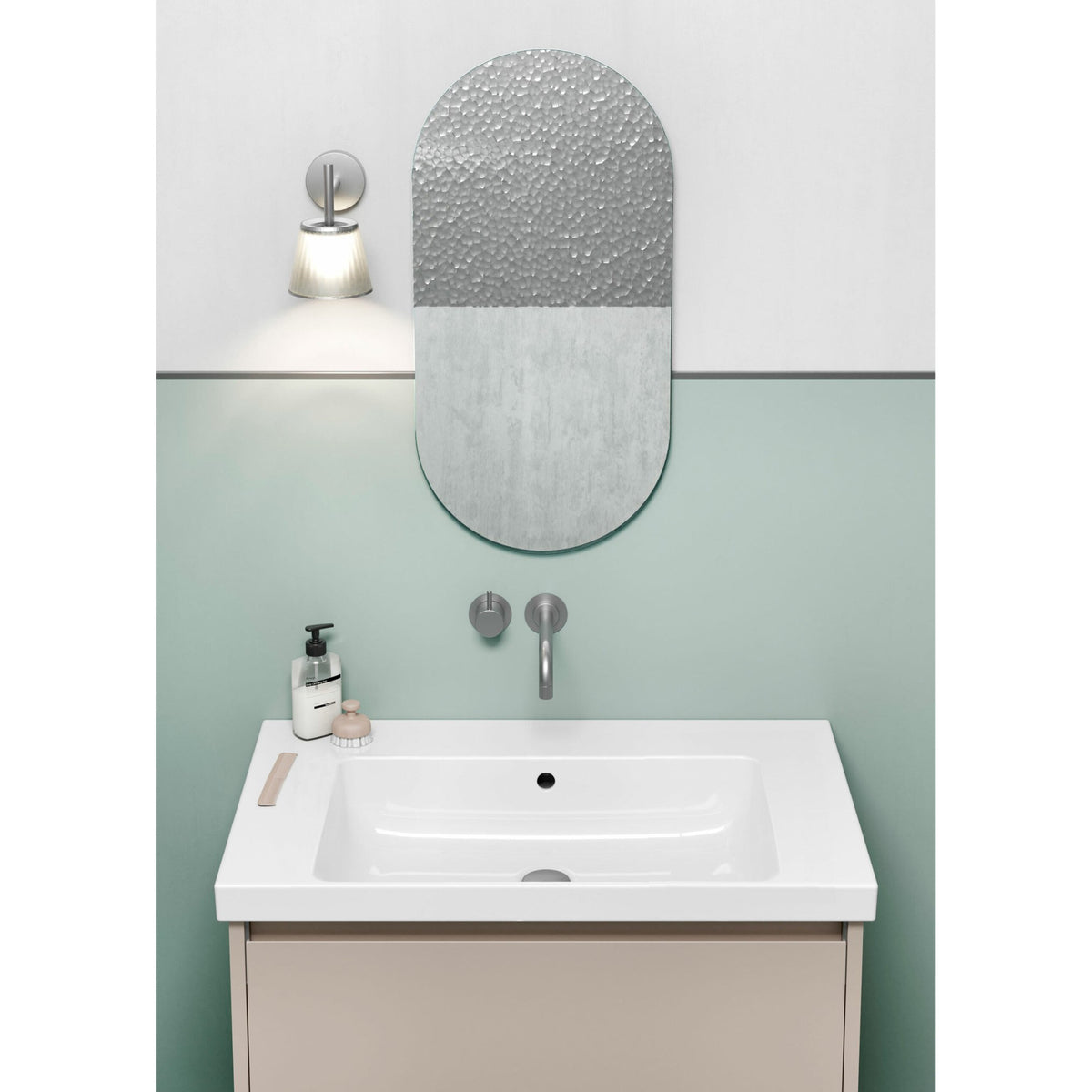 UMYWALKA PODWIESZANA/WPUSZCZANA NORM WHITE GLOSSY OD GSI 8634111