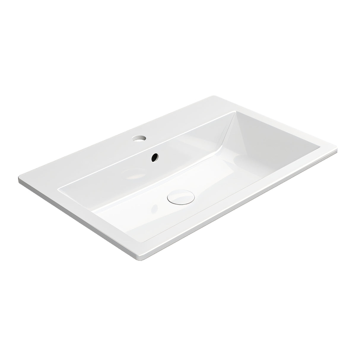 UMYWALKA WPUSZCZANA KUBE X WHITE GLOSSY OD GSI 9437111