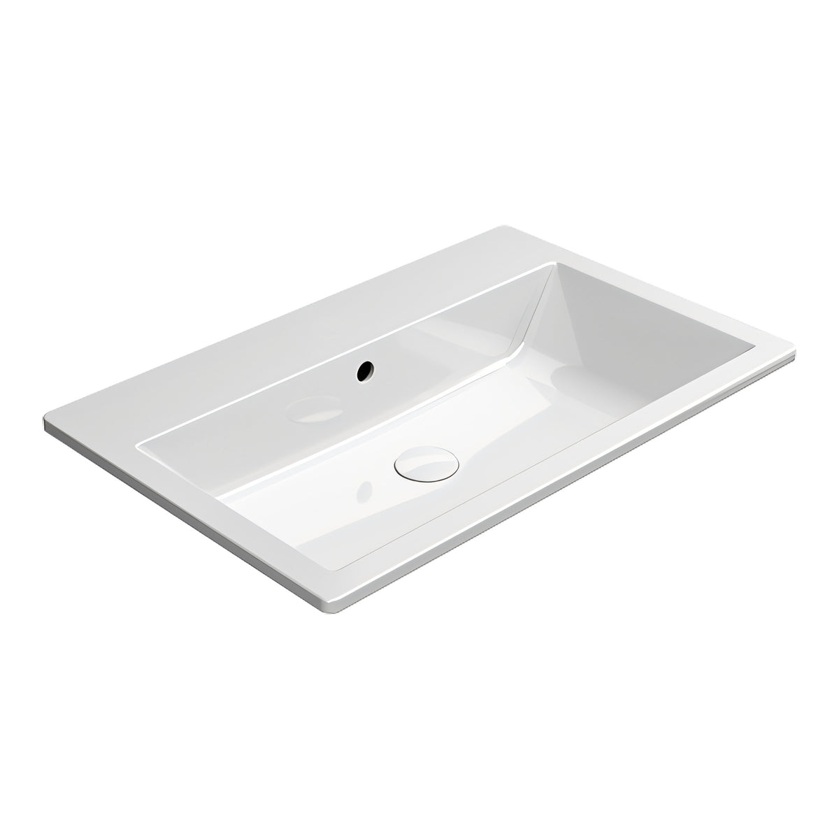 UMYWALKA WPUSZCZANA KUBE X WHITE GLOSSY OD GSI 9437111