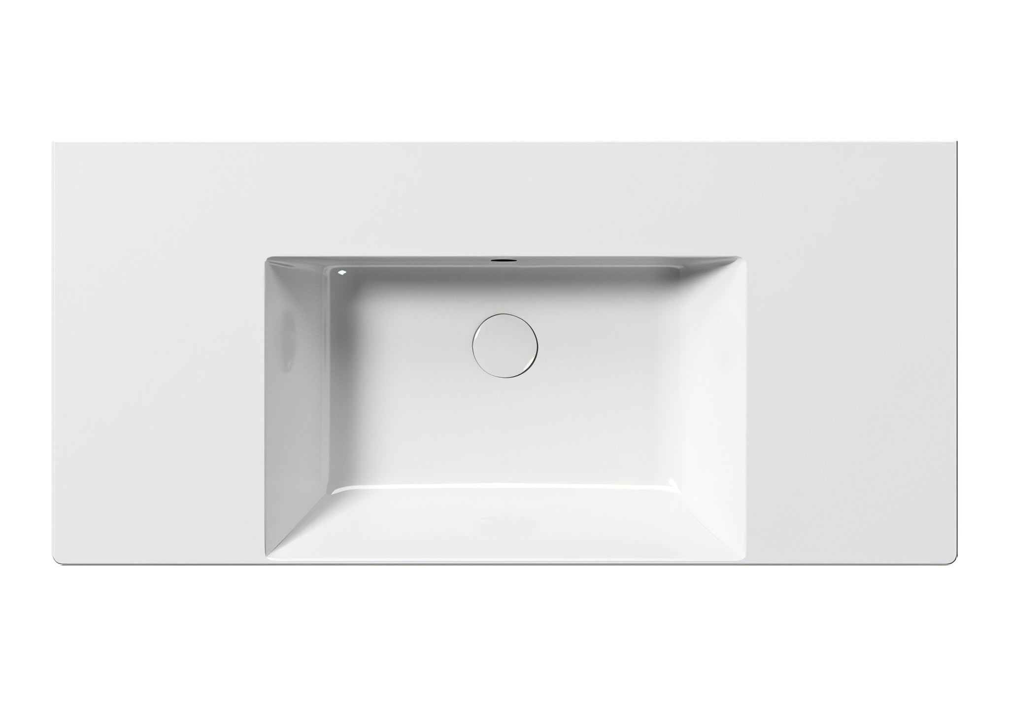 UMYWALKA PODWIESZANA/NABLATOWA KUBE X WHITE GLOSSY OD GSI 9451111