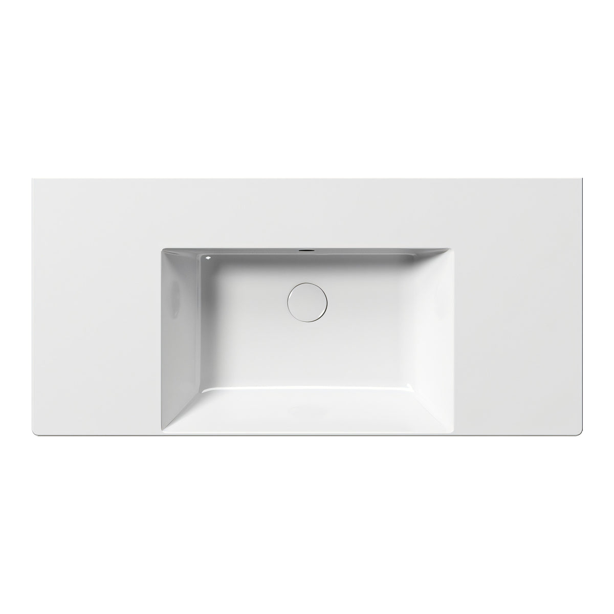 UMYWALKA PODWIESZANA/NABLATOWA KUBE X WHITE GLOSSY OD GSI 9451111