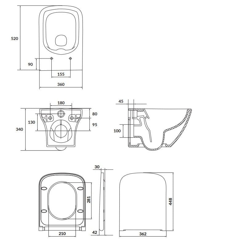 MISKA WC WISZĄCA POTENZA WHITE OD MOBI MCM008