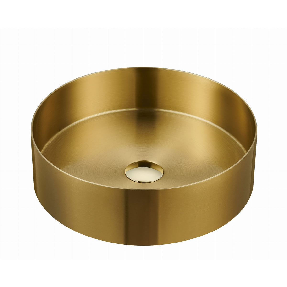 UMYWALKA METALOWA STEEL GOLD BRUSHED OD MOBI ST.38.11.GB