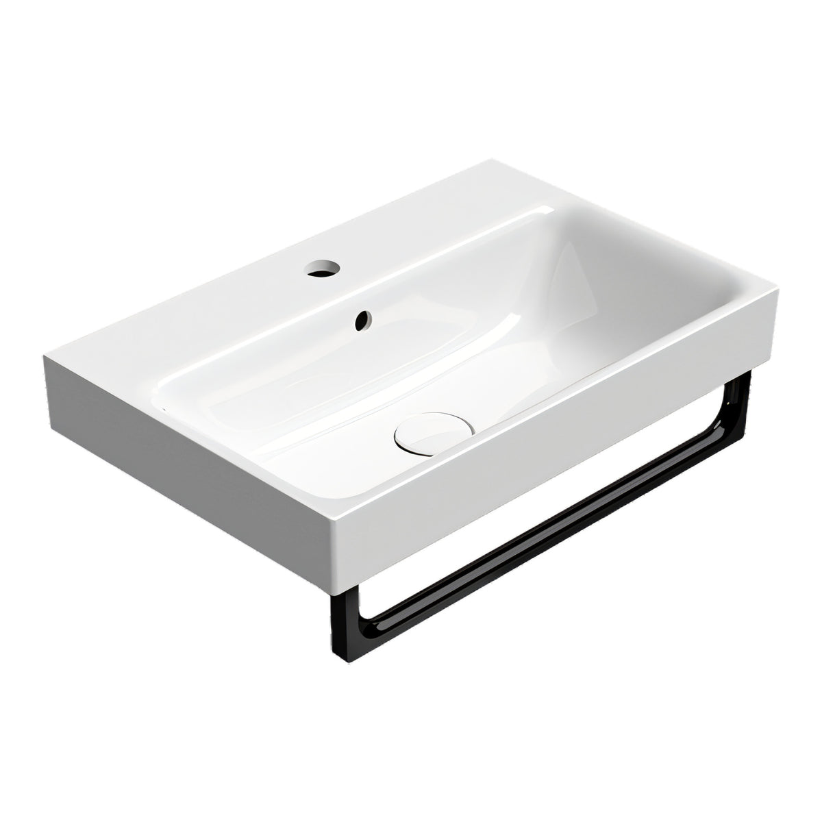 UMYWALKA PODWIESZANA/WPUSZCZANA NUBES WHITE GLOSSY OD GSI 9683111