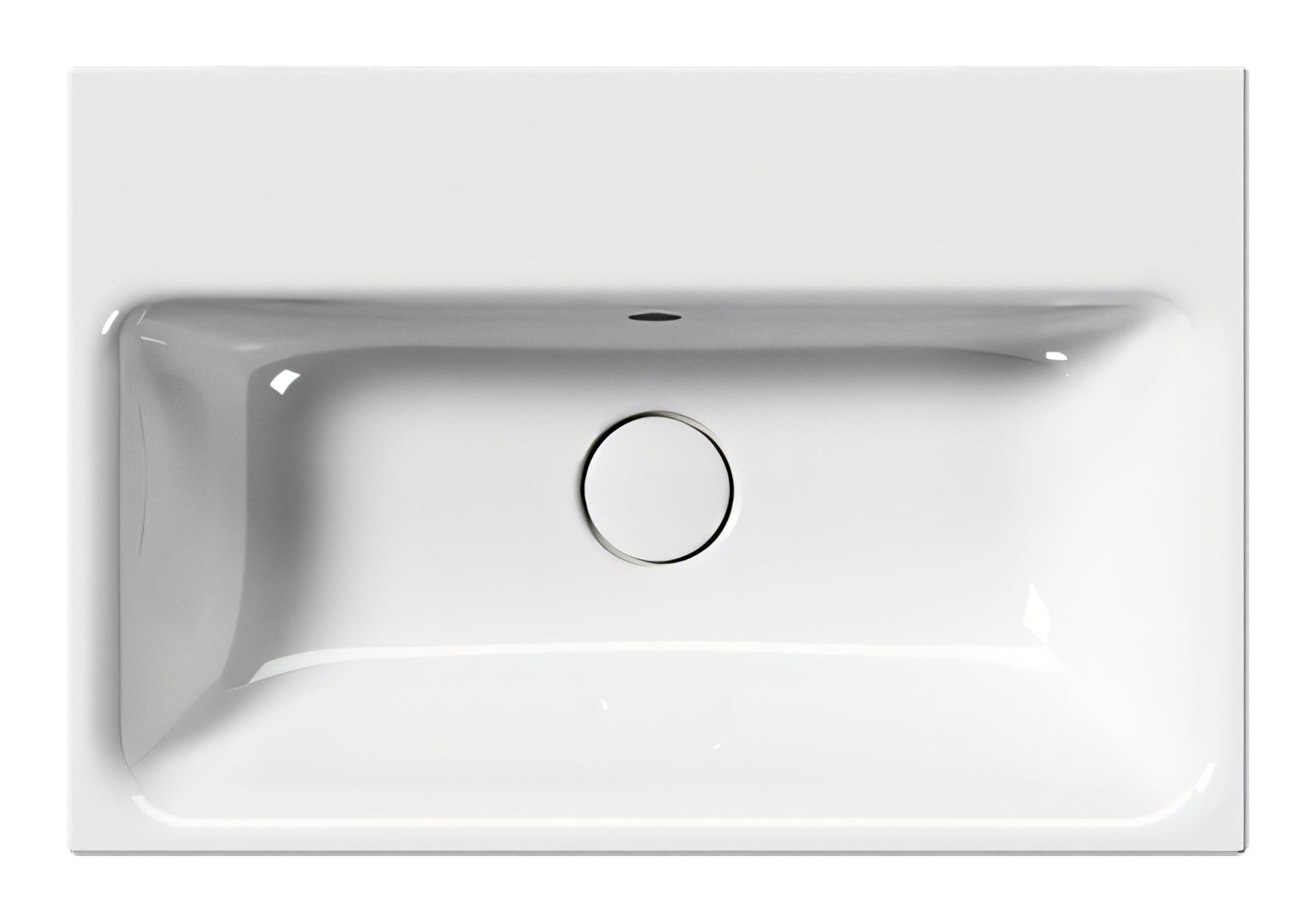 UMYWALKA PODWIESZANA/WPUSZCZANA NUBES WHITE GLOSSY OD GSI 9683111