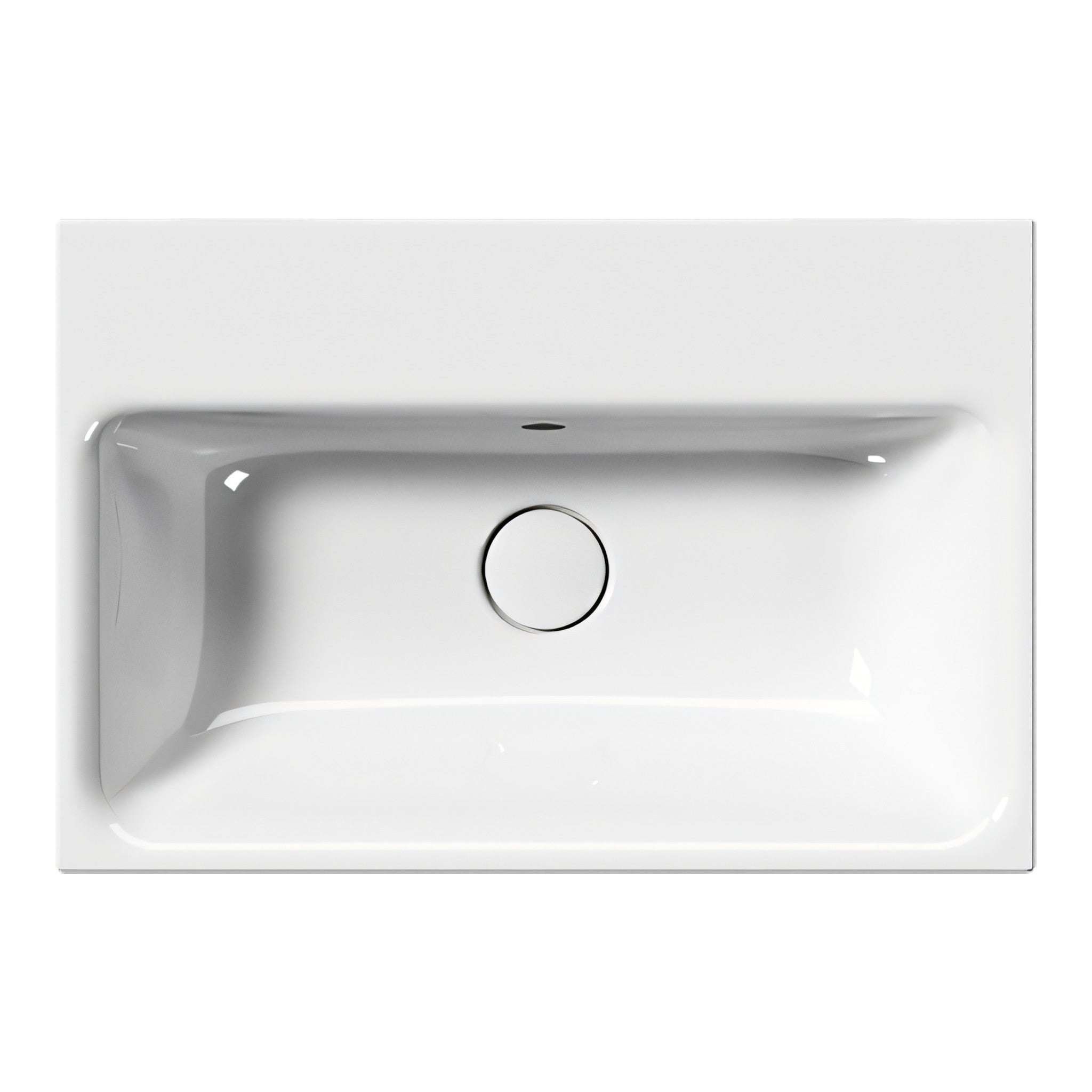 UMYWALKA PODWIESZANA/WPUSZCZANA NUBES WHITE GLOSSY OD GSI 9683111