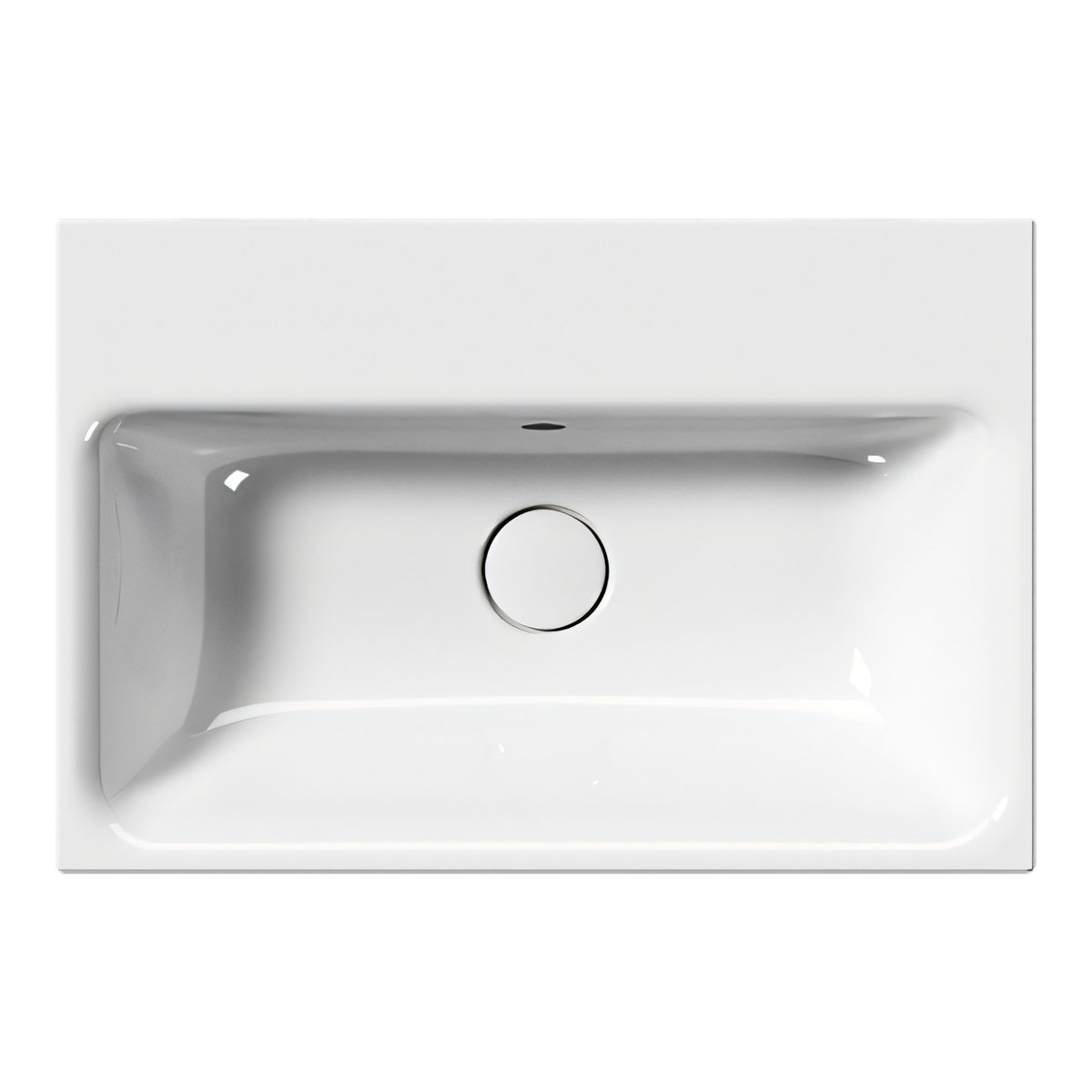UMYWALKA PODWIESZANA/WPUSZCZANA NUBES WHITE GLOSSY OD GSI 9683111