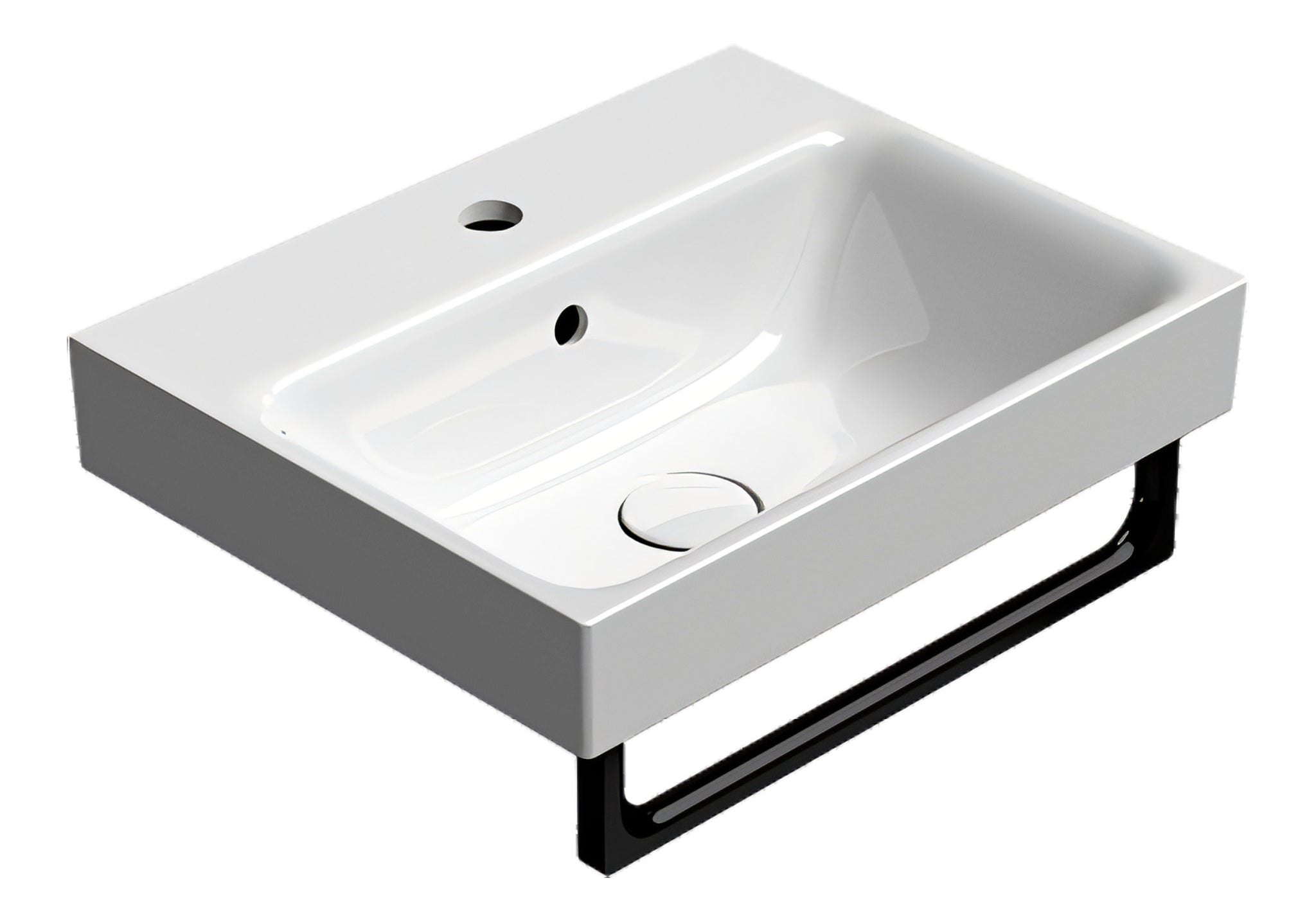 UMYWALKA PODWIESZANA/WPUSZCZANA NUBES WHITE GLOSSY OD GSI 9682111