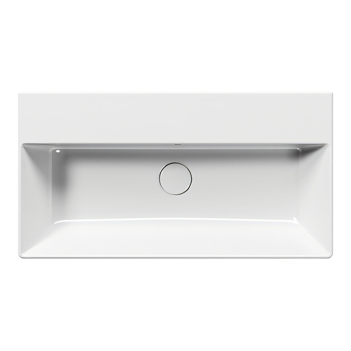 UMYWALKA PODWIESZANA/NABLATOWA KUBE X WHITE GLOSSY OD GSI 9455111