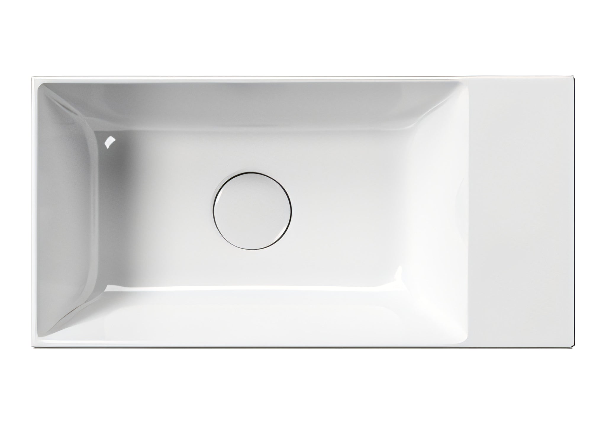UMYWALKA PODWIESZANA/NABLATOWA KUBE X WHITE GLOSSY OD GSI 9486011