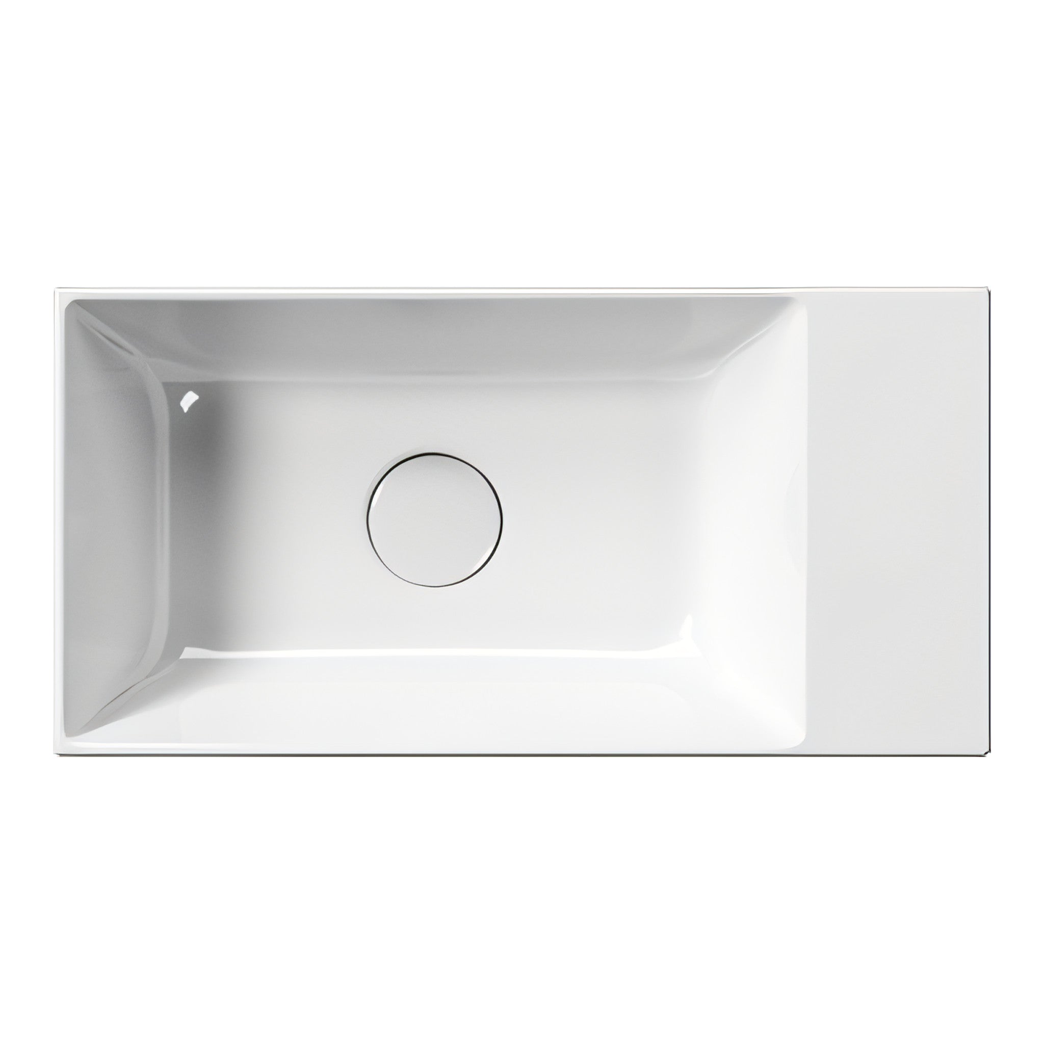 UMYWALKA PODWIESZANA/NABLATOWA KUBE X WHITE GLOSSY OD GSI 9486011