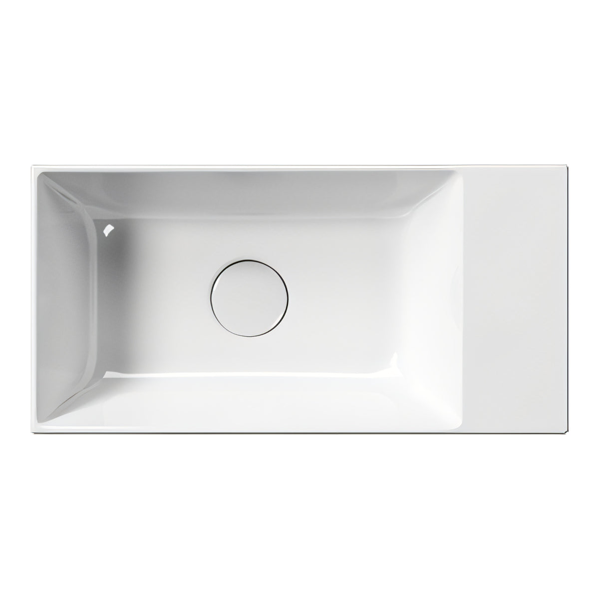 UMYWALKA PODWIESZANA/NABLATOWA KUBE X WHITE GLOSSY OD GSI 9486011