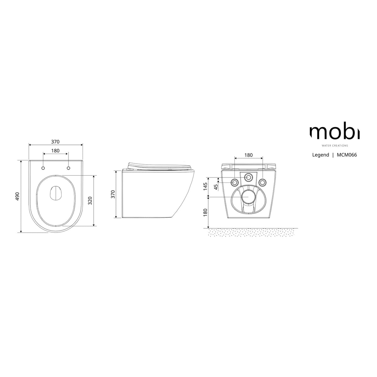 MISKA WC WISZĄCA LEGEND OD MOBI MCM066