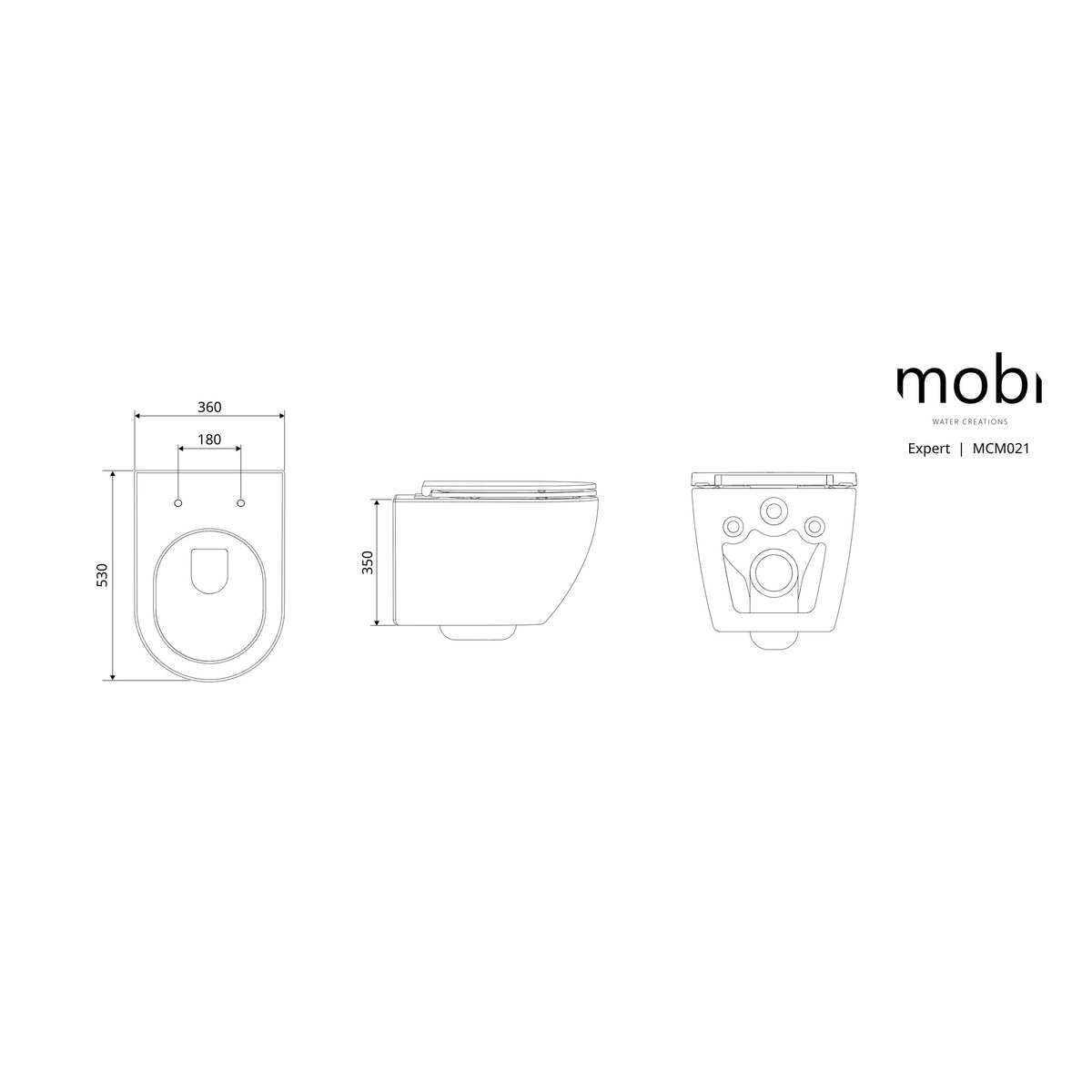 MISKA WC WISZĄCA EXPERT OD MOBI MCM022
