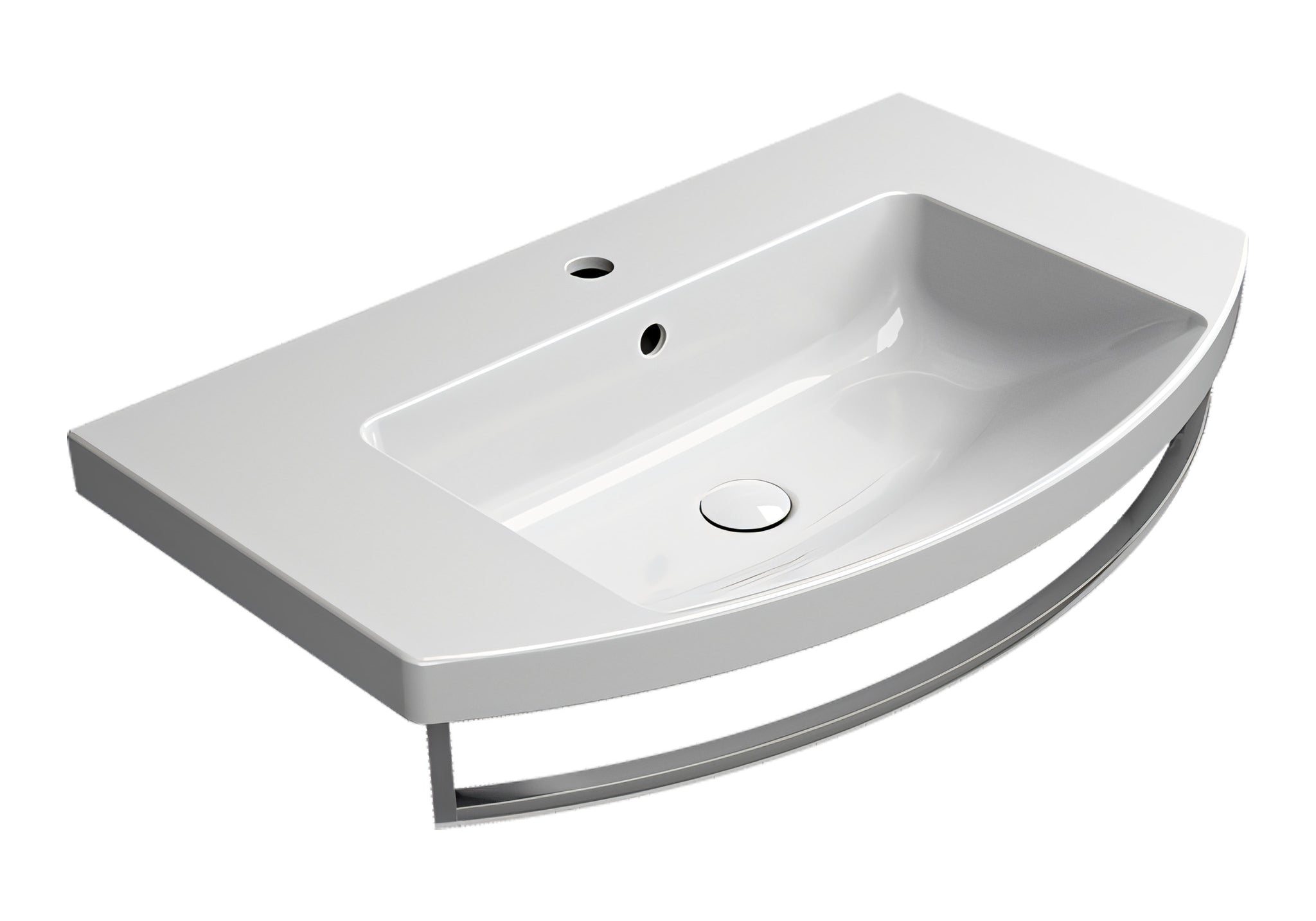 UMYWALKA PODWIESZANA/WPUSZCZANA NORM WHITE GLOSSY OD GSI 8644111