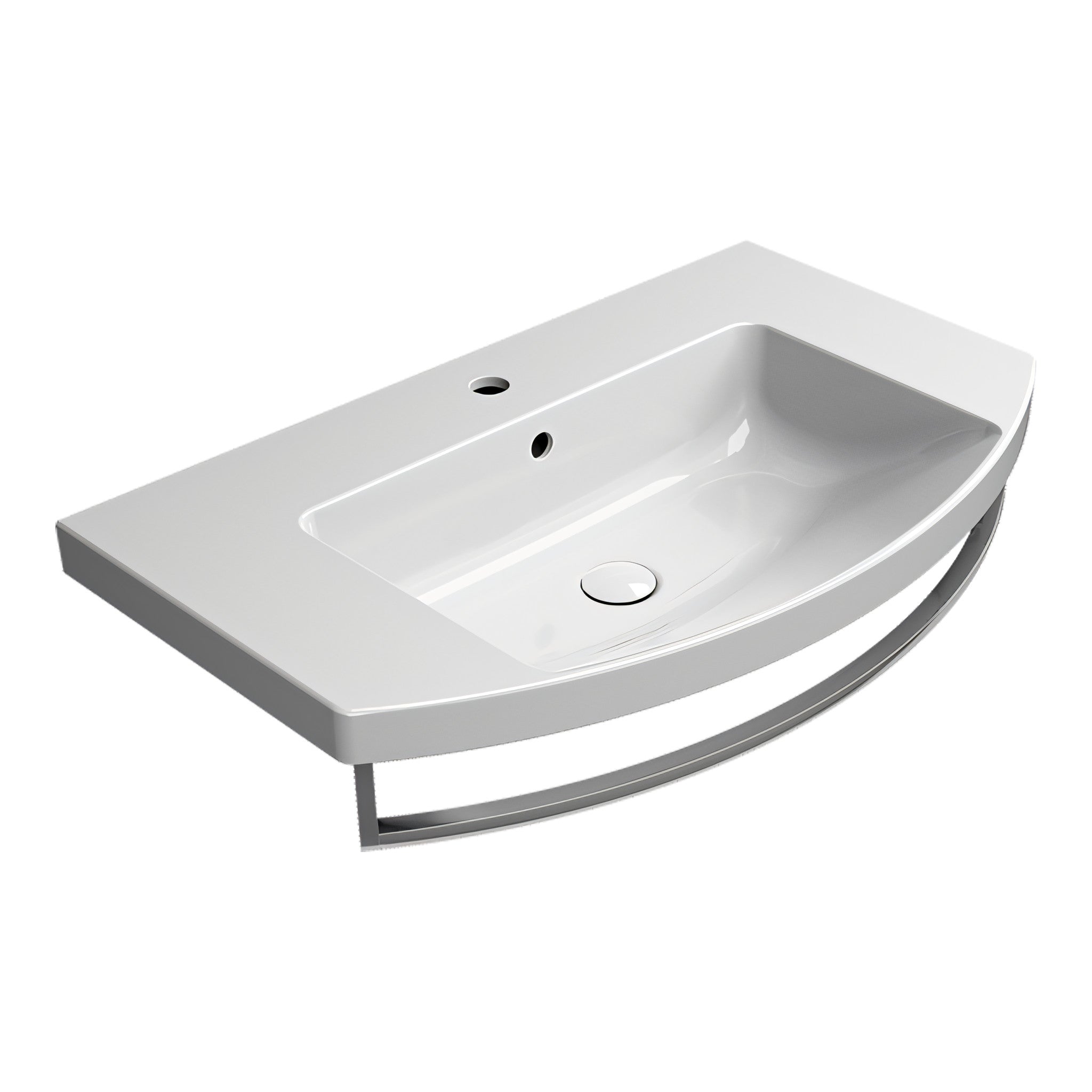 UMYWALKA PODWIESZANA/WPUSZCZANA NORM WHITE GLOSSY OD GSI 8644111