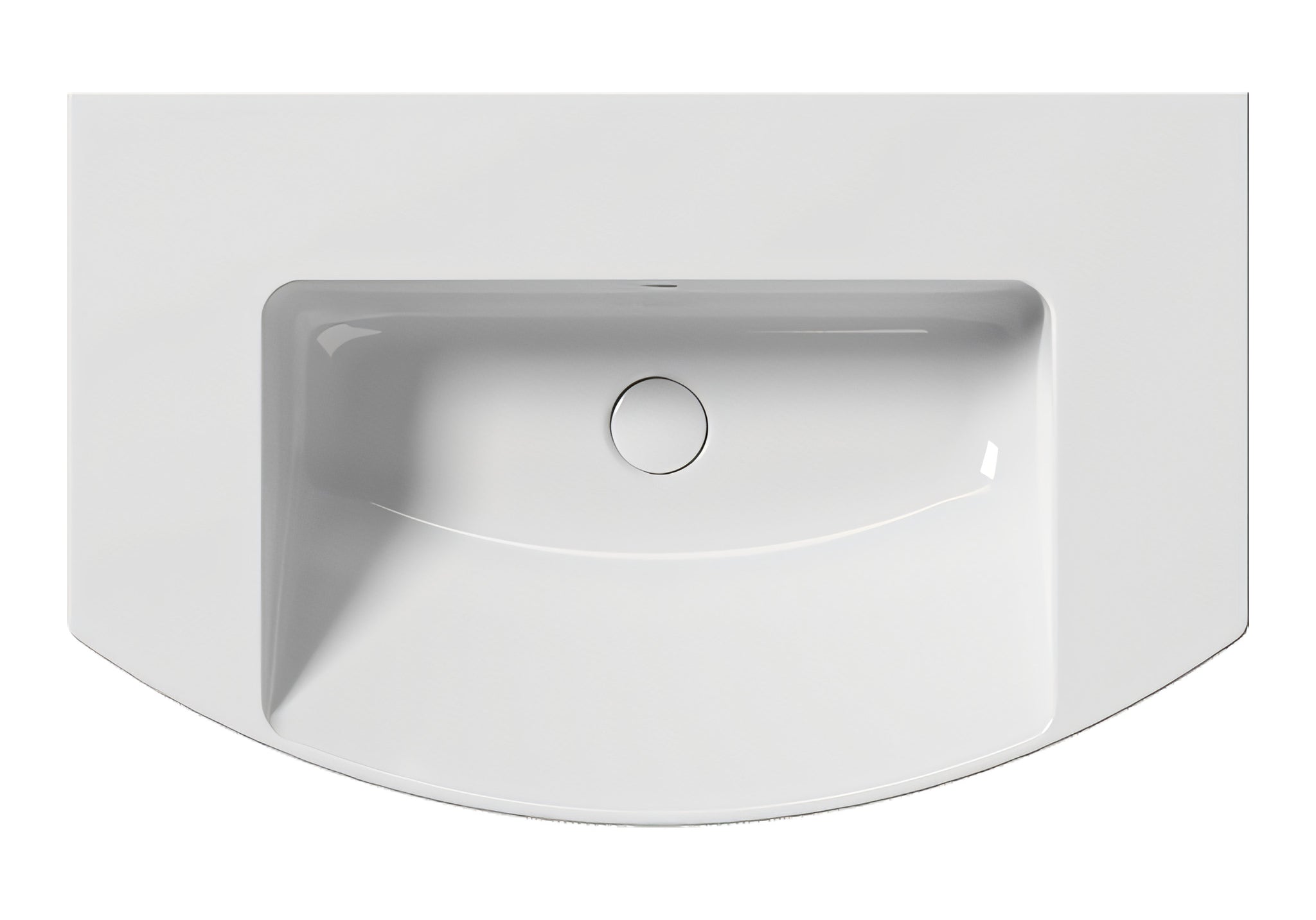 UMYWALKA PODWIESZANA/WPUSZCZANA NORM WHITE GLOSSY OD GSI 8644111