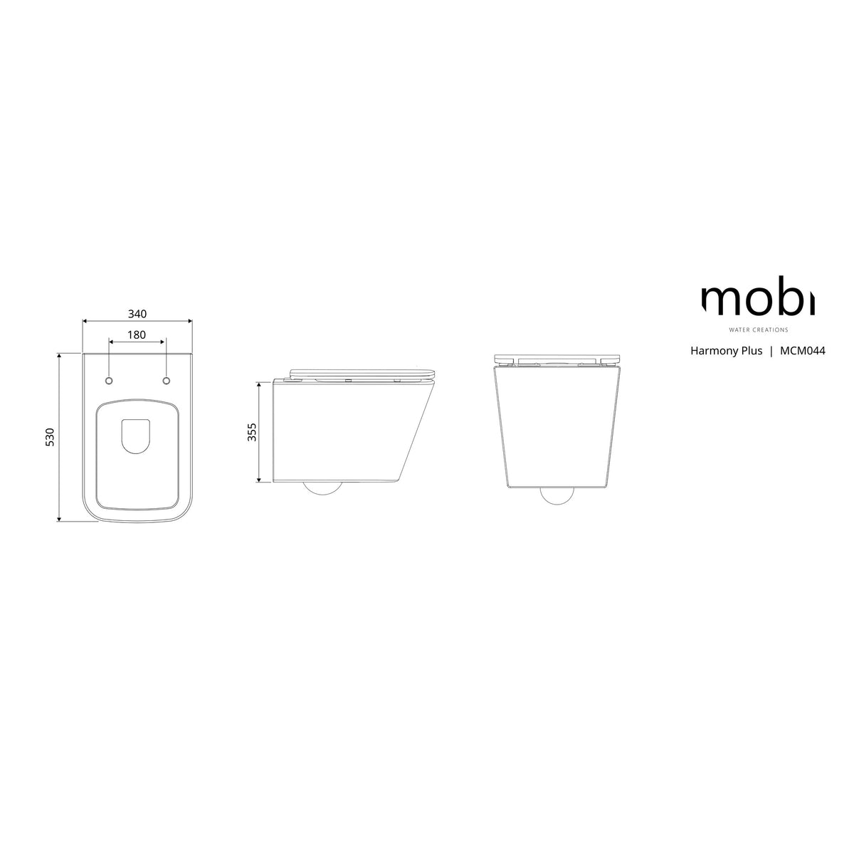 MISKA WC WISZĄCA HARMONY OD MOBI MCM044