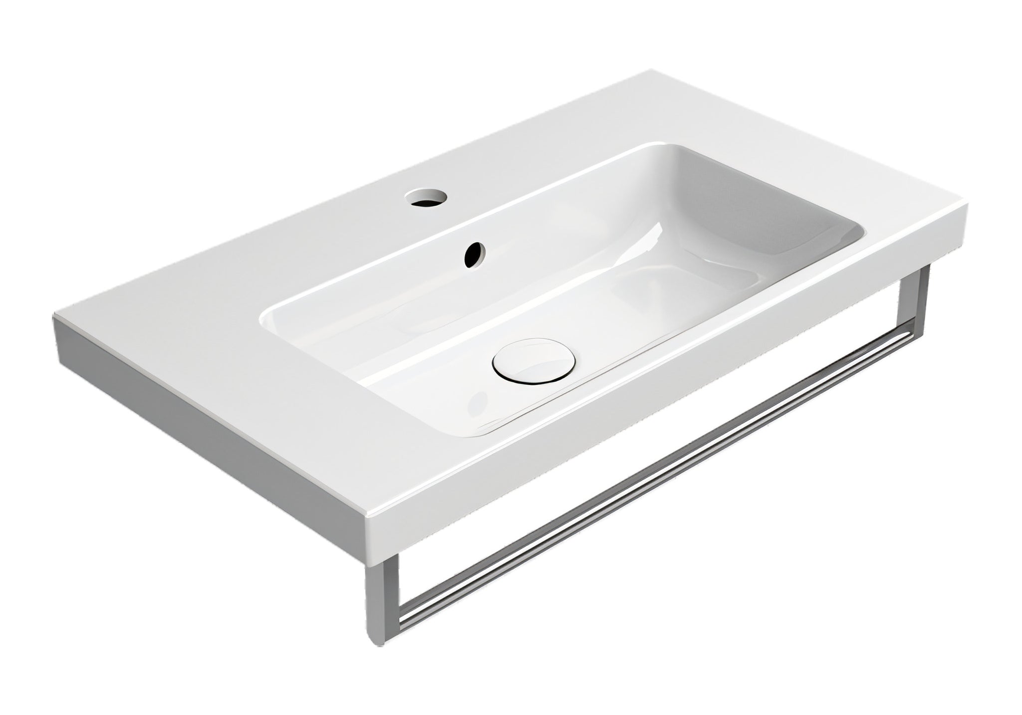 UMYWALKA PODWIESZANA/WPUSZCZANA NORM WHITE GLOSSY OD GSI 8637111