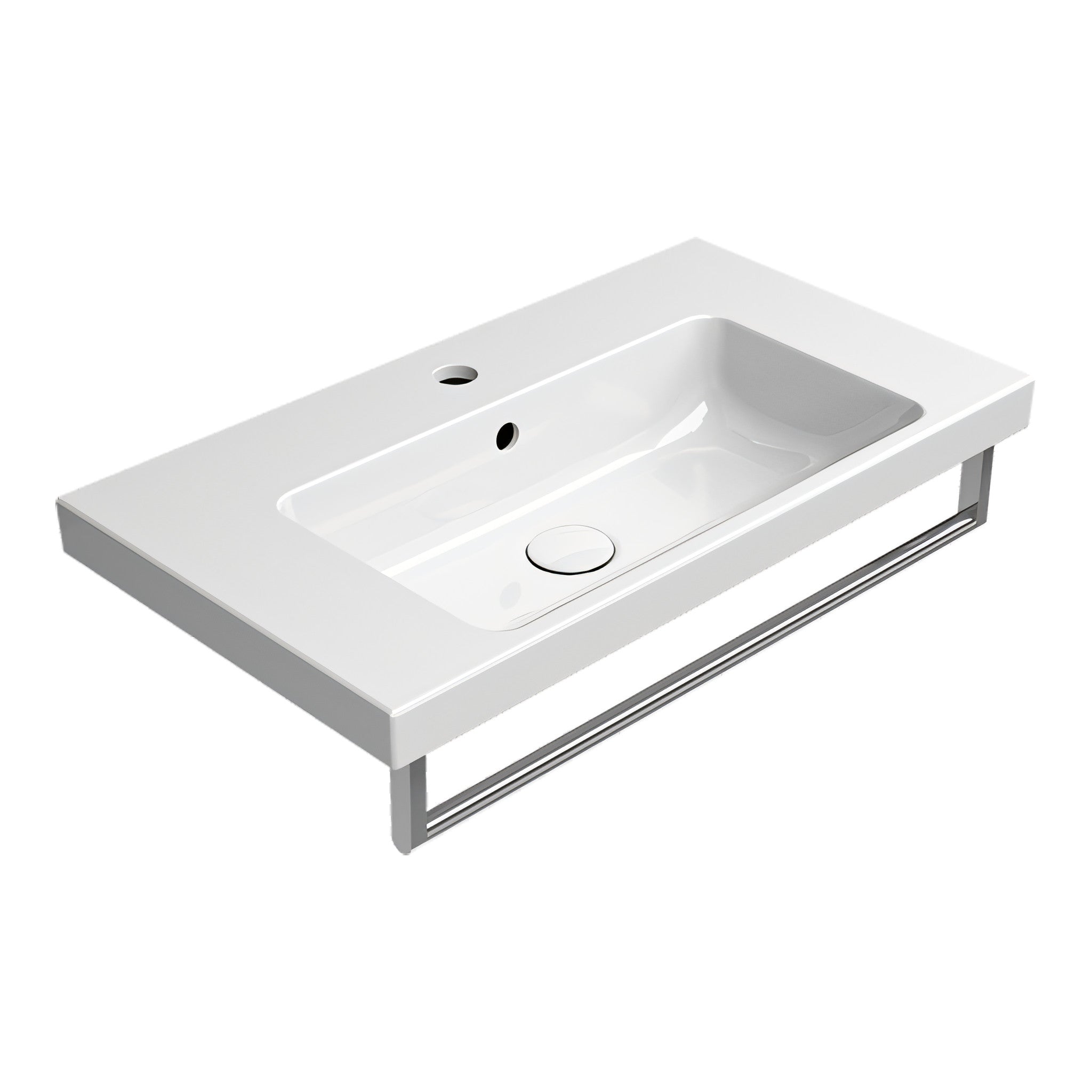 UMYWALKA PODWIESZANA/WPUSZCZANA NORM WHITE GLOSSY OD GSI 8637111