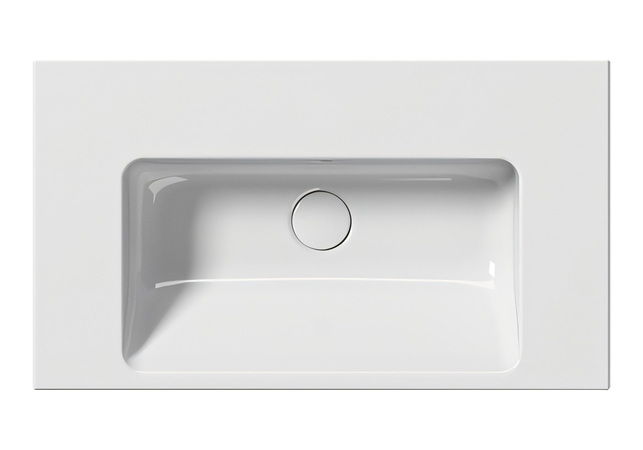 UMYWALKA PODWIESZANA/WPUSZCZANA NORM WHITE GLOSSY OD GSI 8637111