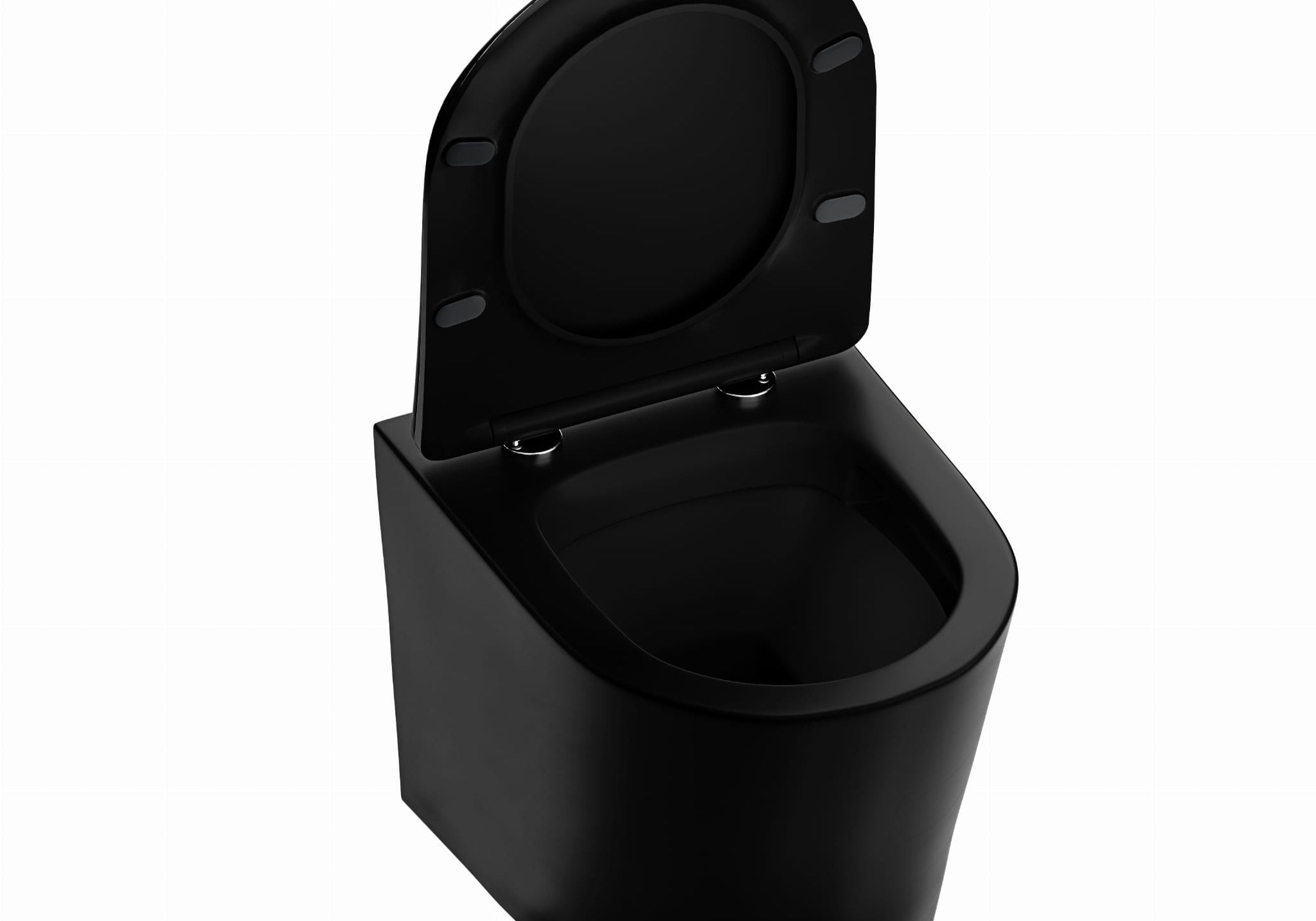 MISKA WC PODWIESZANA STORY BLACK BLACK OD MOBI MCM055BM