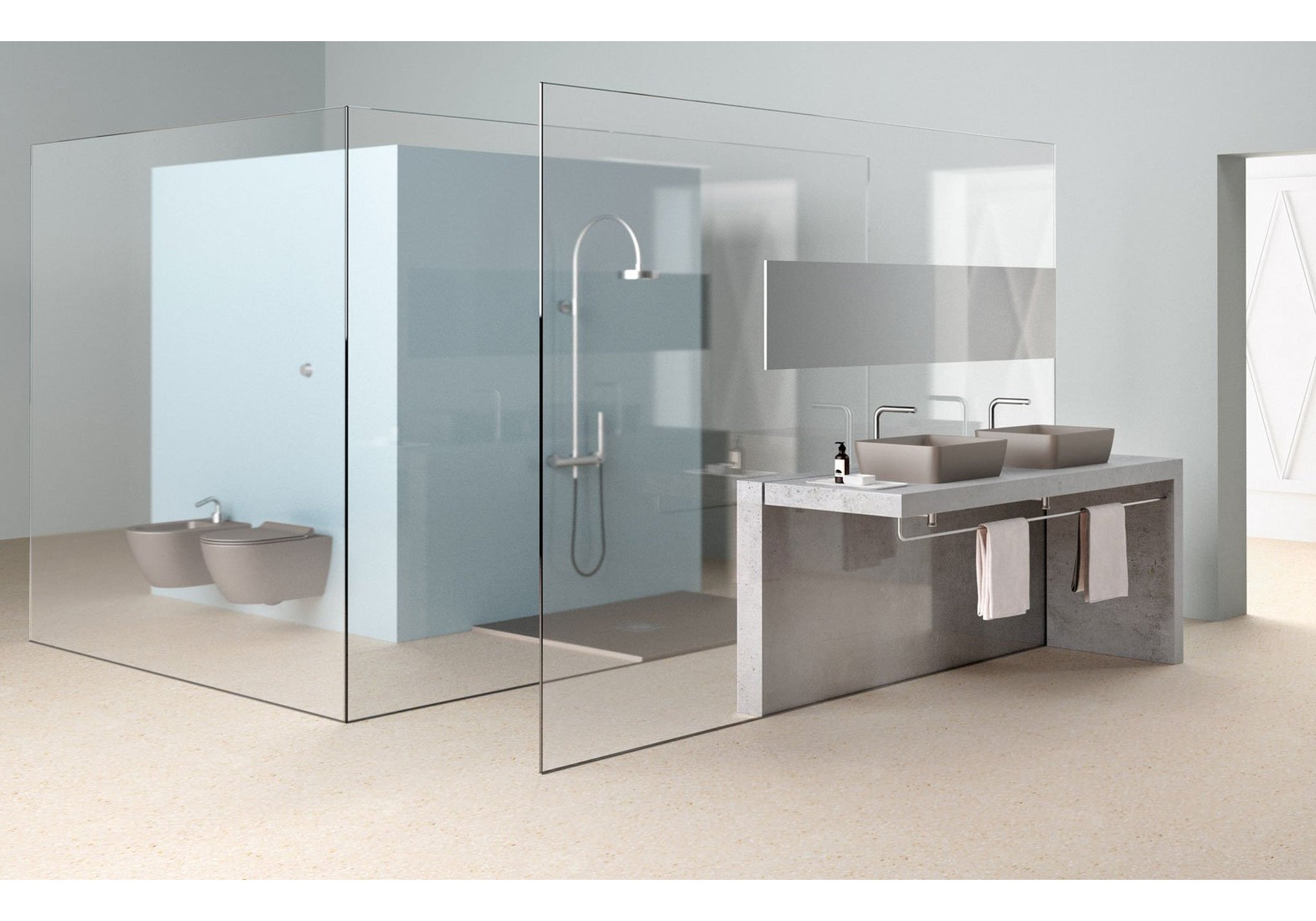BIDET PODWIESZANY PURA TORTORA OD GSI 8864105