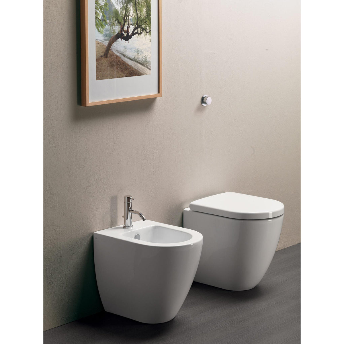 MISKA WC STOJĄCA PURA WHITE GLOSSY OD GSI 880411
